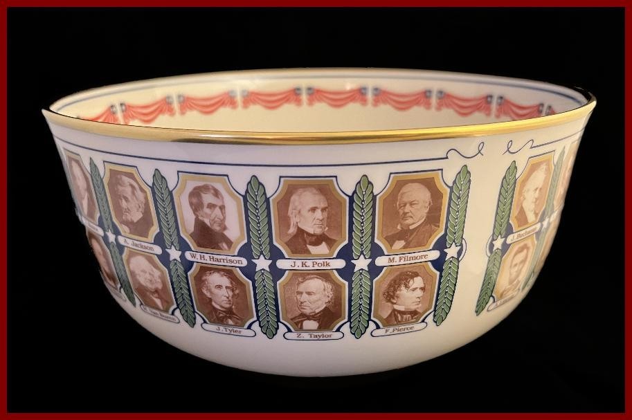 Pickard U.S. Historical Society Presidential Bowl Bicentennial #161/5000 Extras