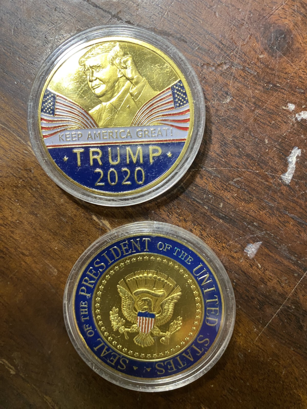 Gold Plated Commemorative Election Coins