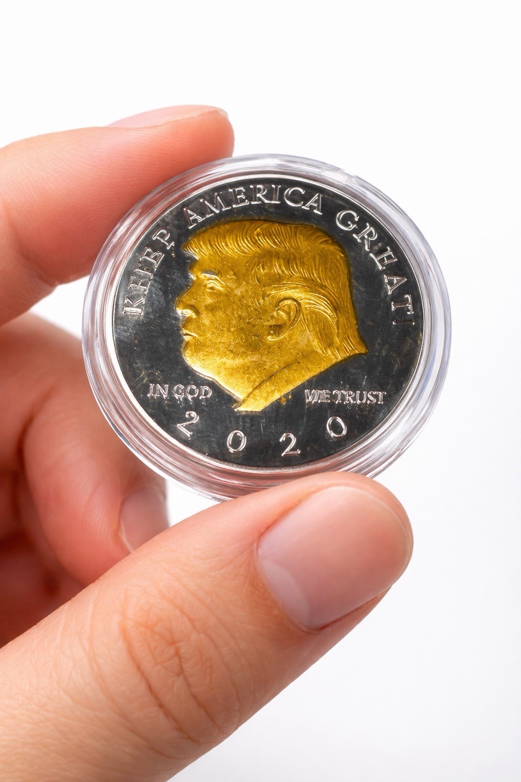 “Keep America Great” Donald Trump 2020 Commemorative Coin- 24K Gold Plated