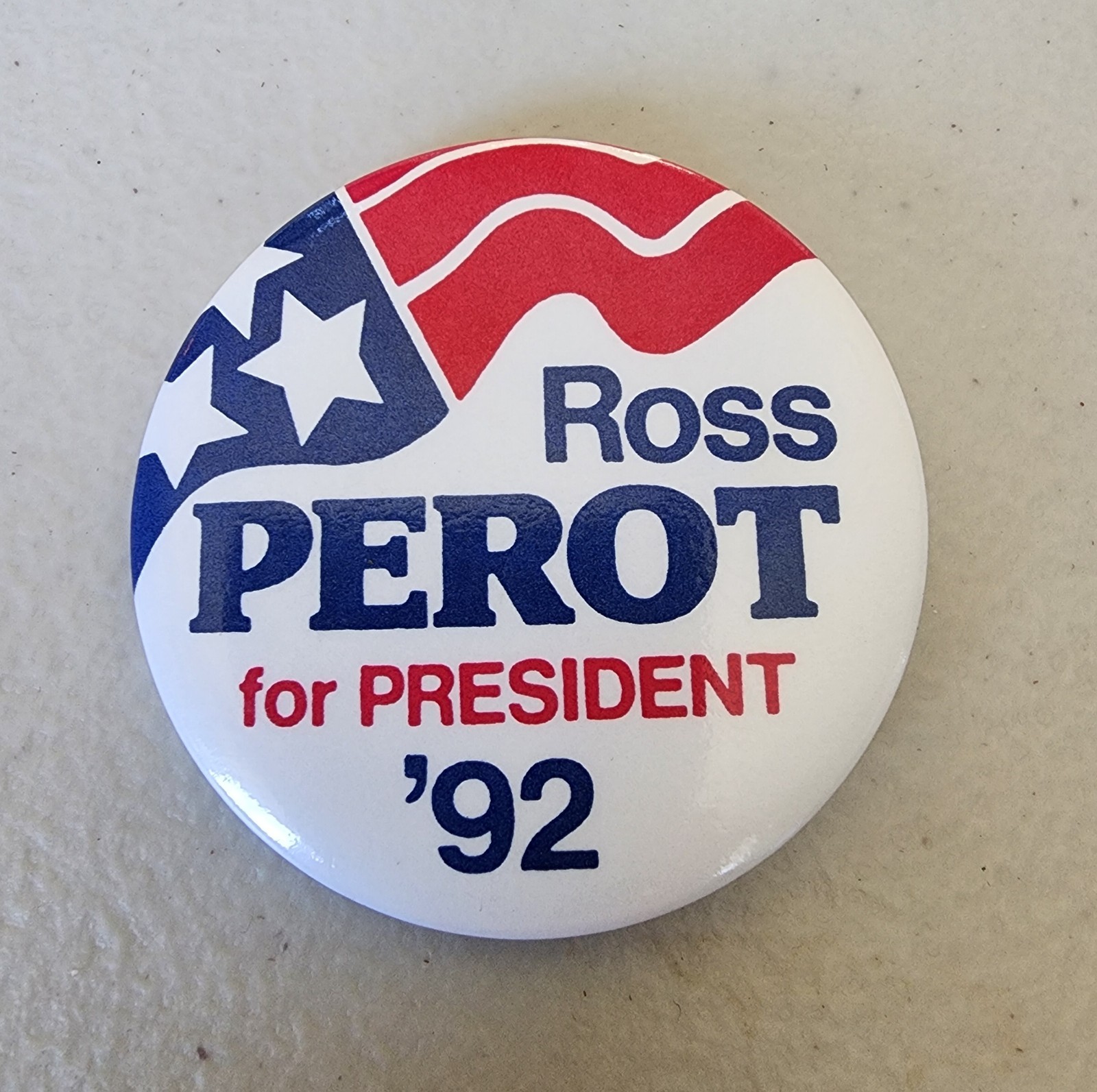 Ross Perot 1992 Campaign Button