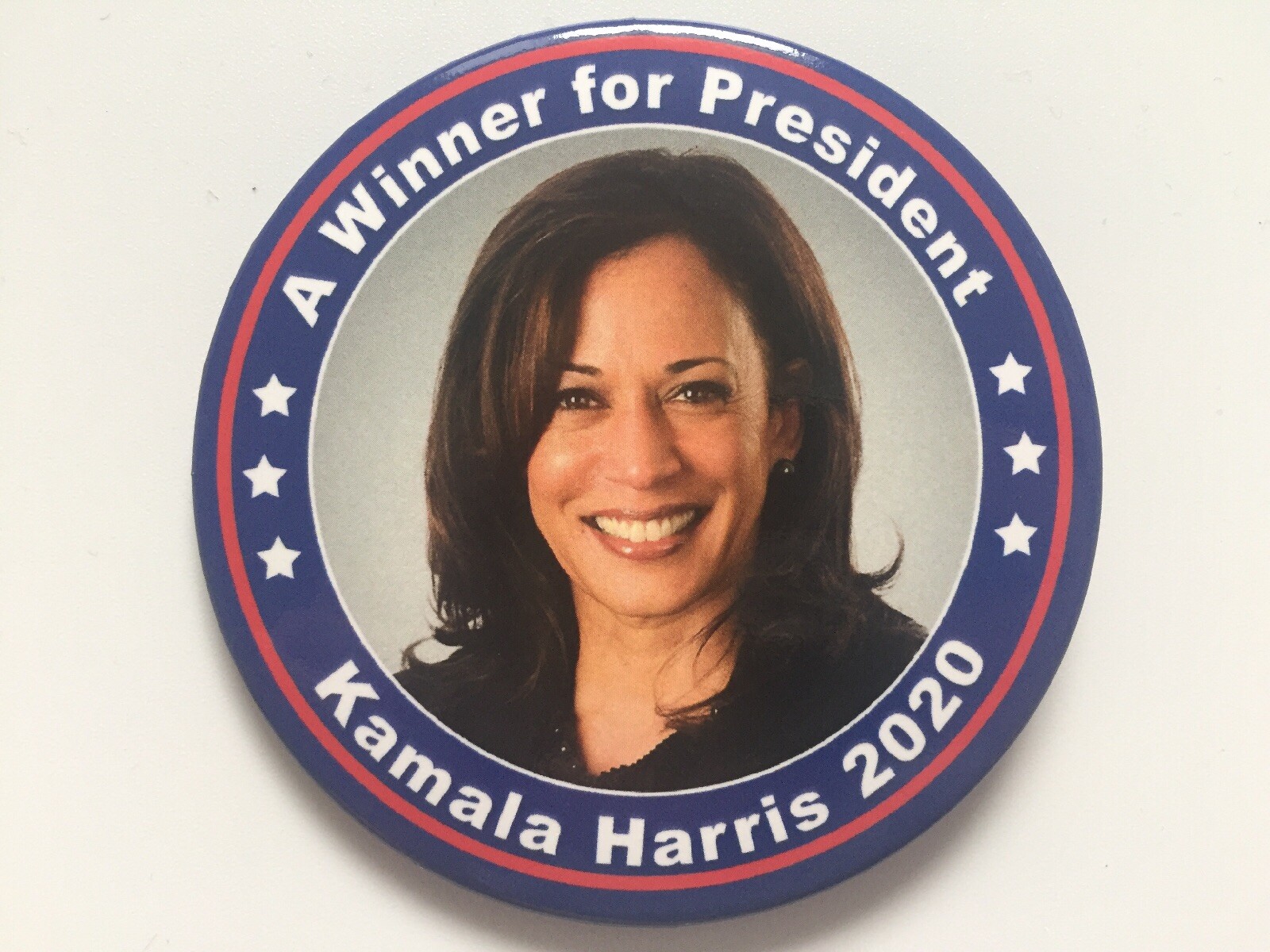 2020 Senator Kamala Harris for President 3″ Button “A Winner for President” Pin
