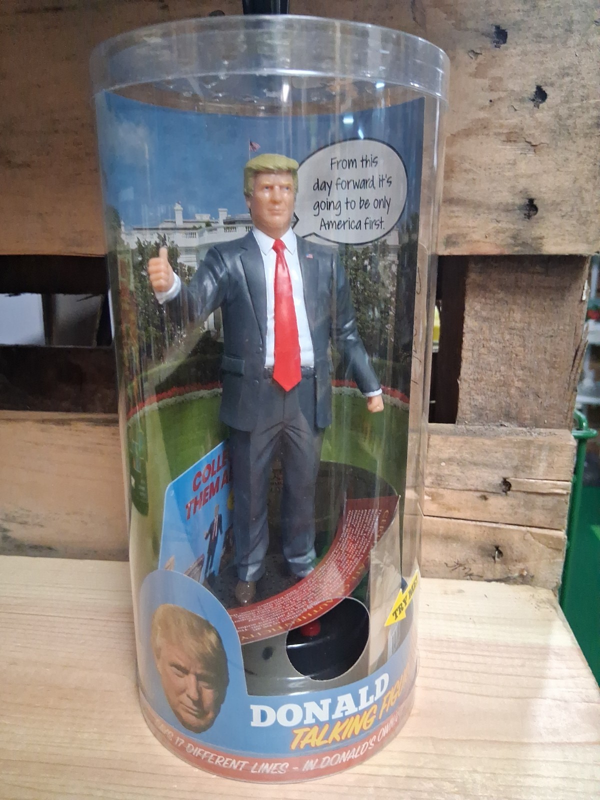 Talking Donald Trump Figure – Says 17 Lines In Trump’s Real Voice, Donald Trump