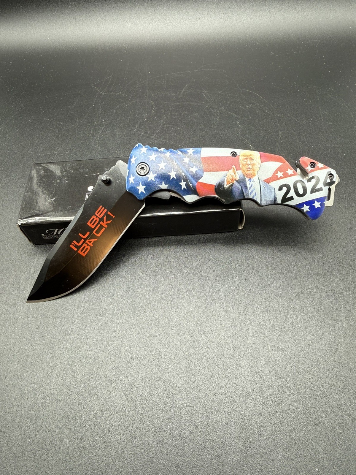 Donald Trump Collectors Knife 2024 I’ll Be Back!
