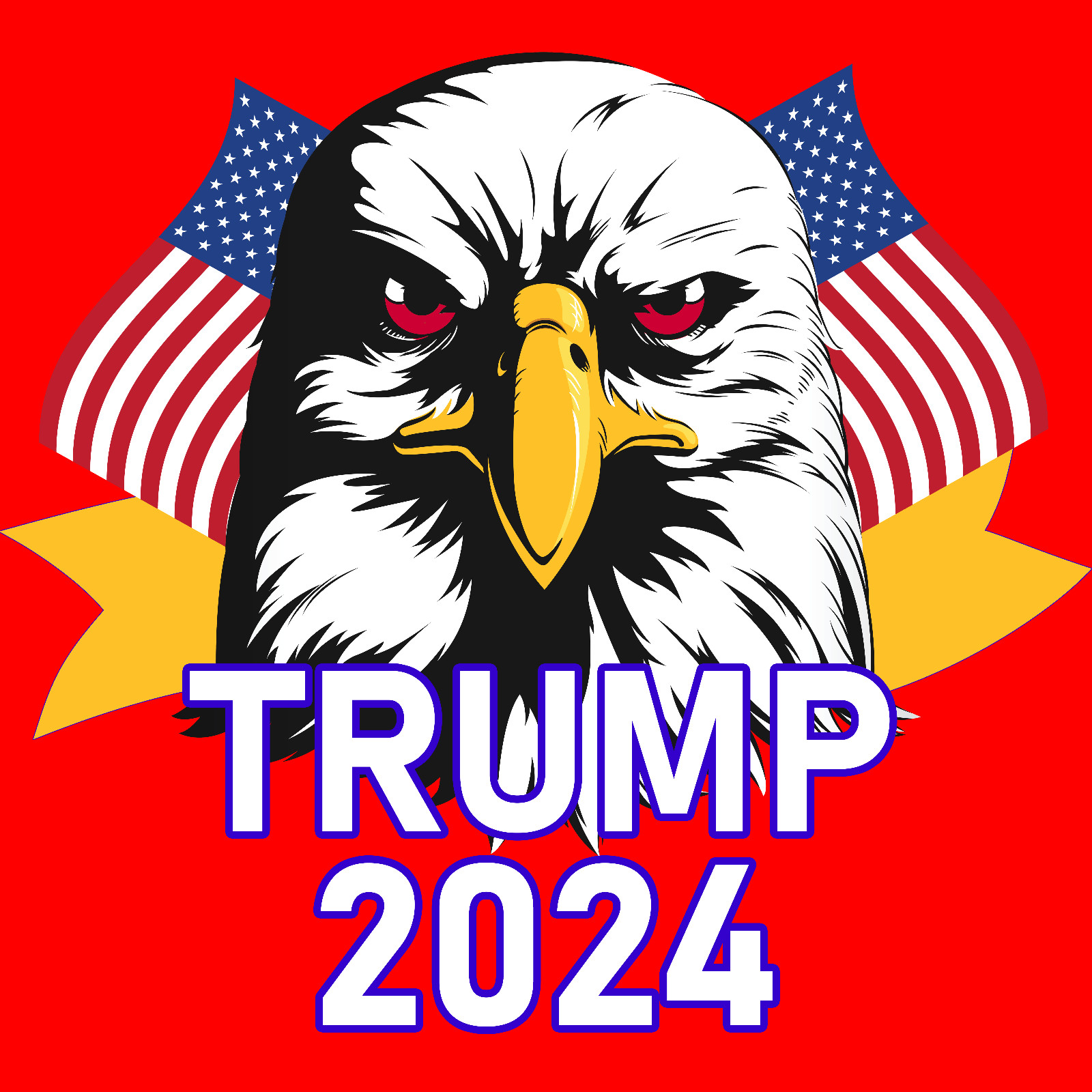 Trump 2024 Sticker | Waterproof | Fade Resistance | Dumb as Dirt Bonus