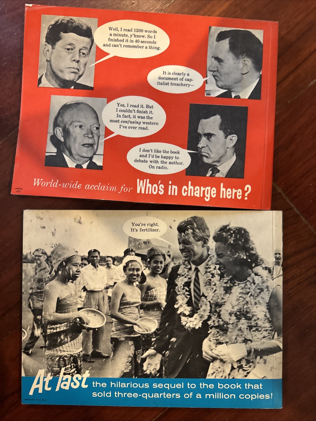 Who’s In Charge Here? Gerald Gardner Paperback, 1962 , Lot Of 2