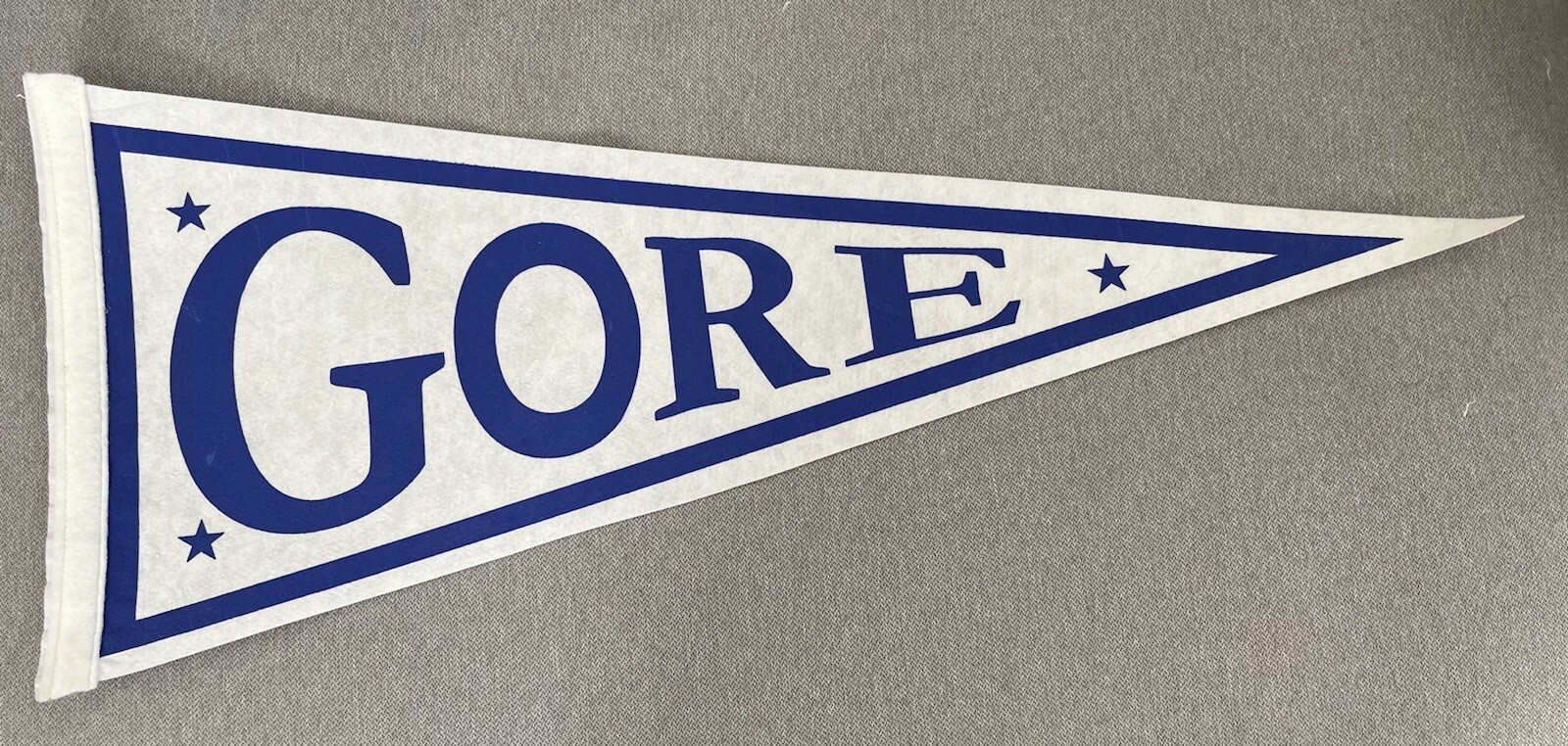 AL GORE CAMPAIGN PENNANT – 1996 OR 2000 – EXCELLENT CONDITION FULL SIZE