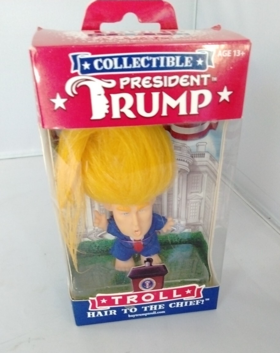 Collectible President Donald Trump Hair to The Chief Troll Doll