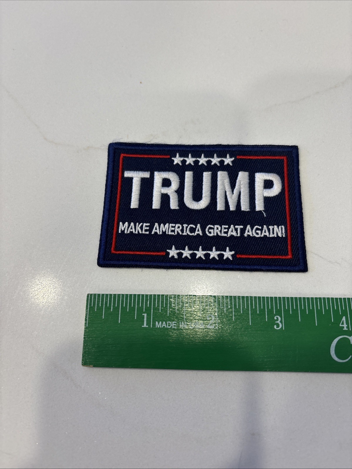 BLUE REPUBLICAN MAGA TRUMP PATCH FOR HAT, BACKPACK, ETC