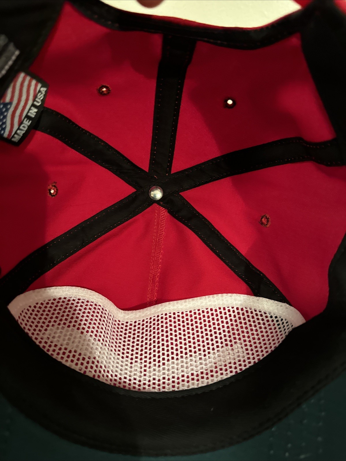Cali-Fame MAGA Hat Make America Great Again Red Cap USA Made 2016 Campaign Era