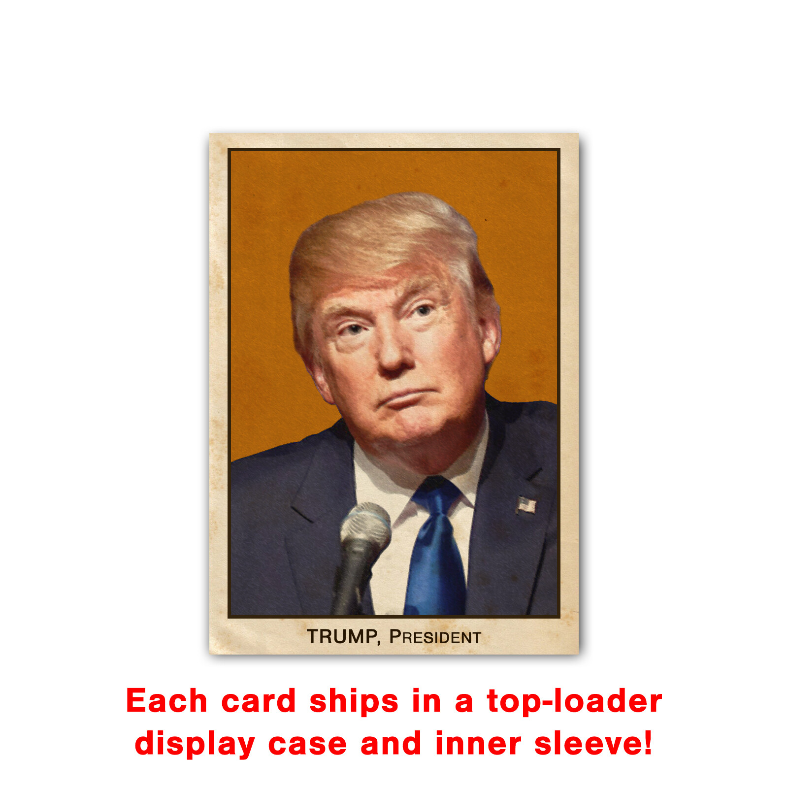 Donald Trump Novelty Custom 1909 T206 Style Presidential Baseball Card MAGA 2020
