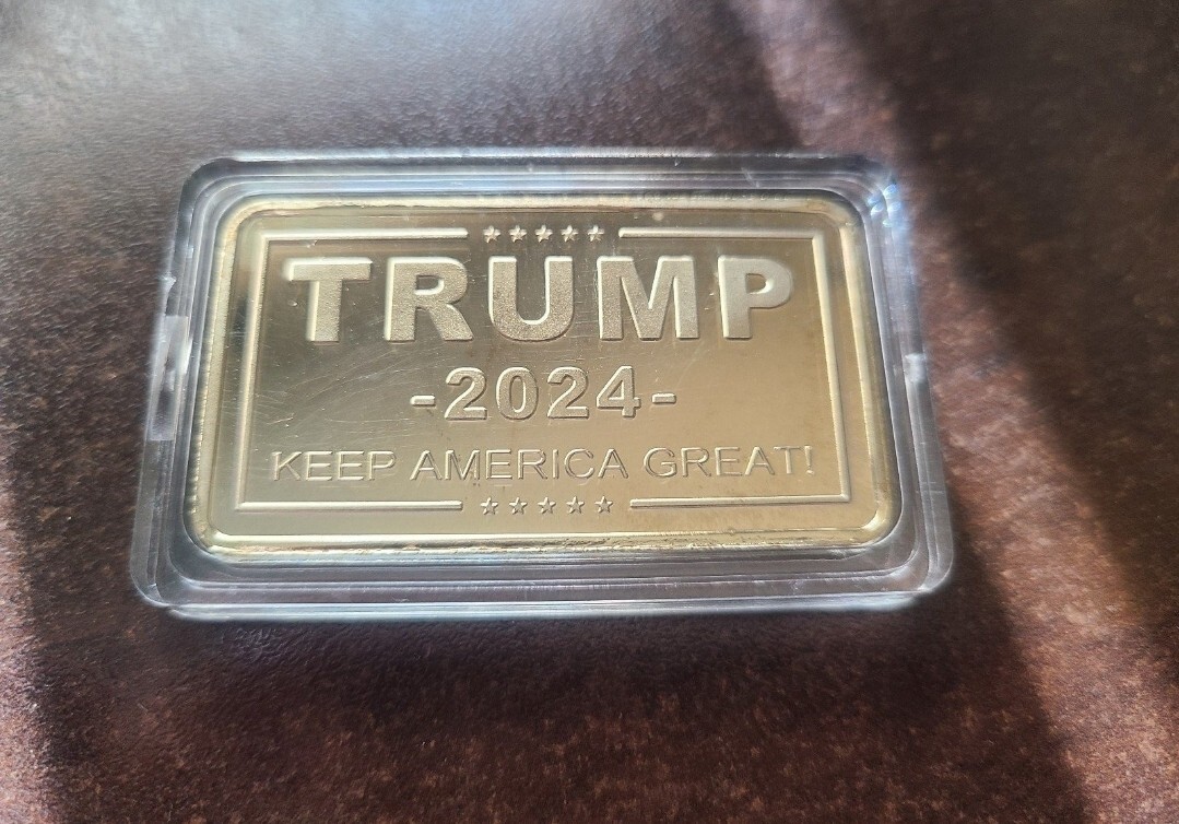 2024 US President Trump Metal Bar Keep America Great Maga Collector Bar