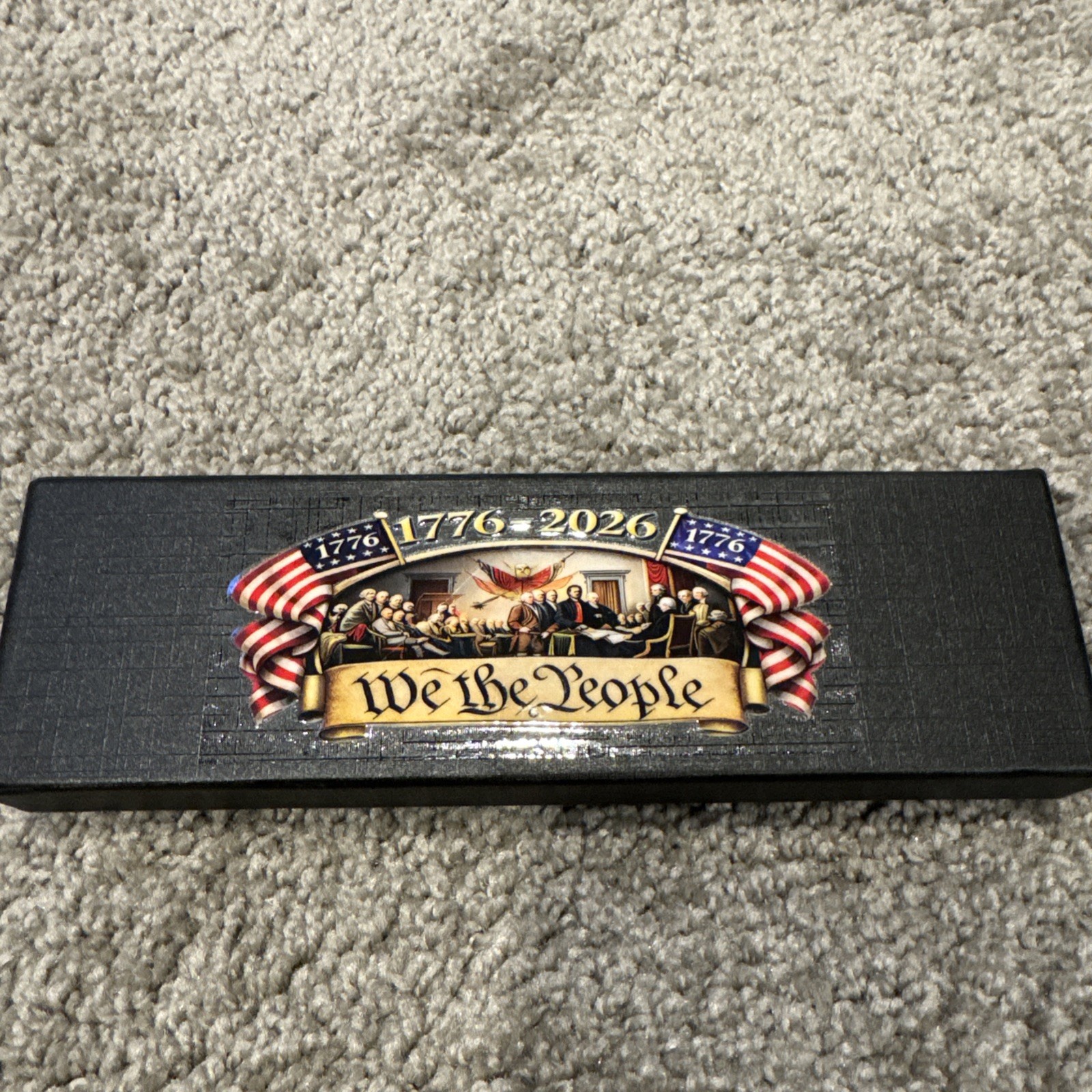 PEN (2) BLUE+RED REPUBLICAN GOP EAGLE SEAL GOLD SIGNATURE PRESIDENT New gift box