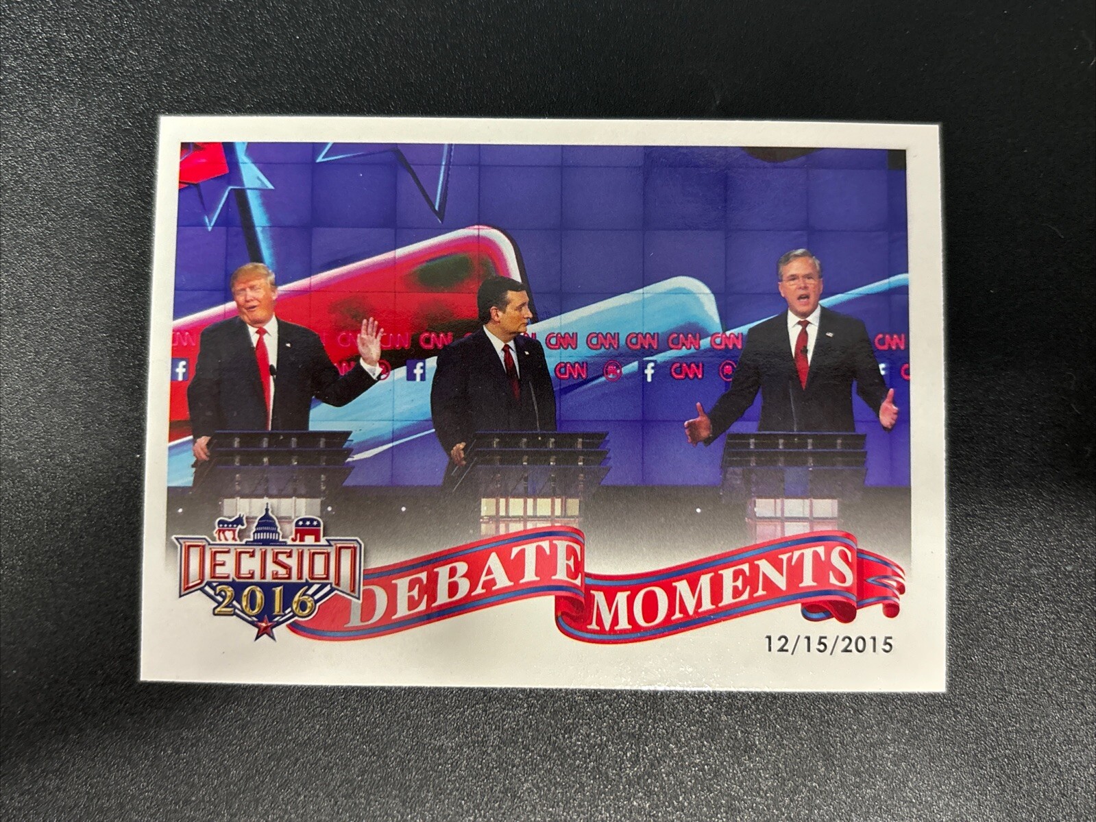 Decision 2016 Complete DEBATE MOMENTS Political Trading Cards Lot Donald Trump