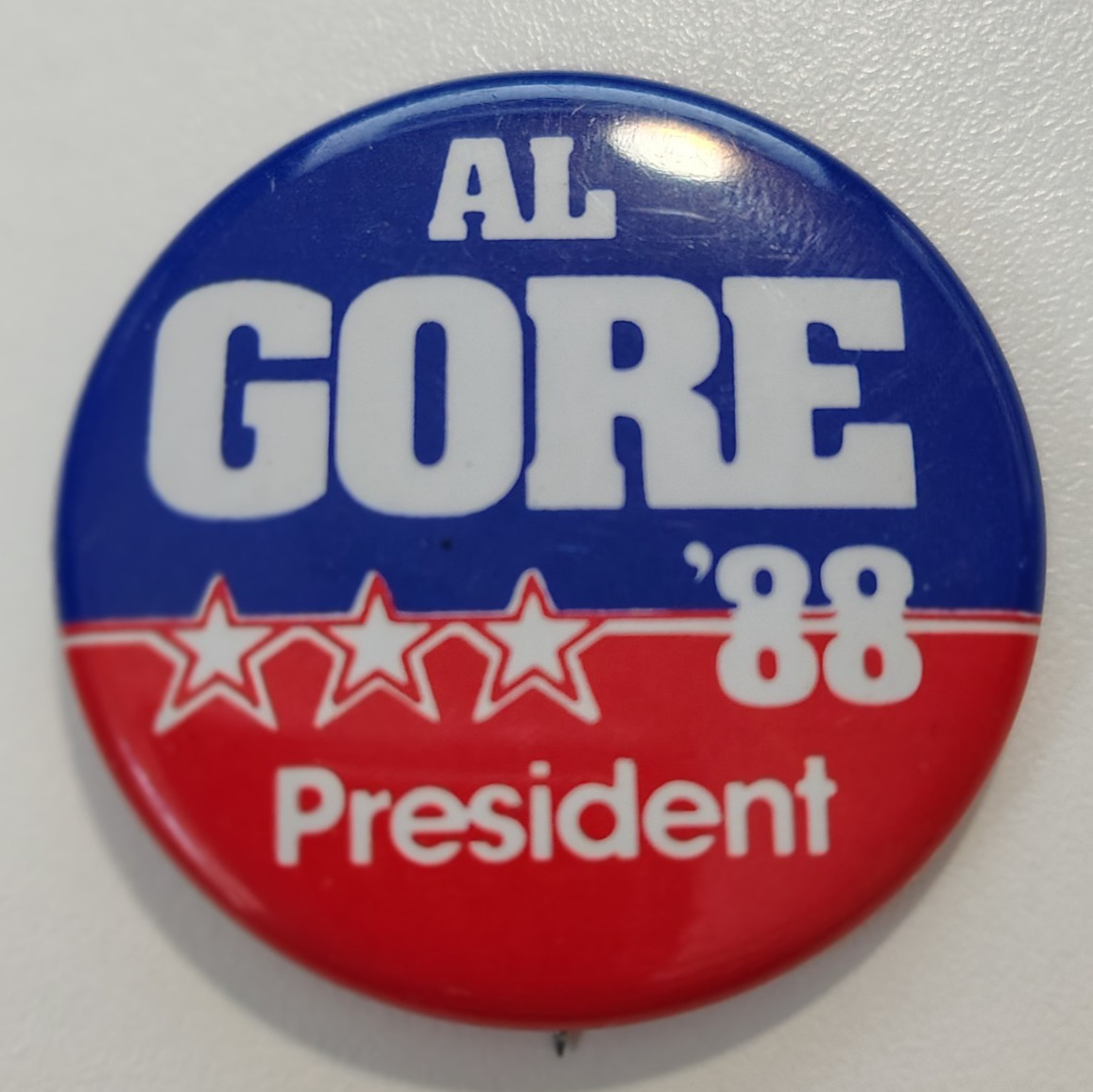 1988 Al Gore For President Tennessee Democratic Party Primary Campaign Button