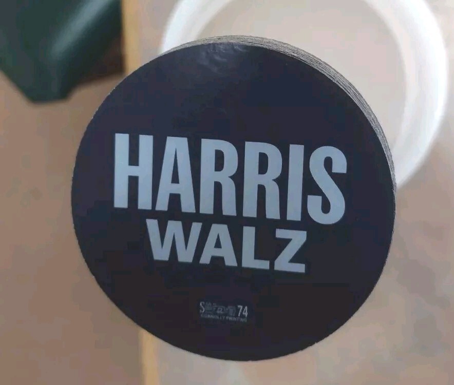Kamala Harris/Tim Walz Official Campaign Lapel Bumper Sticker RARE