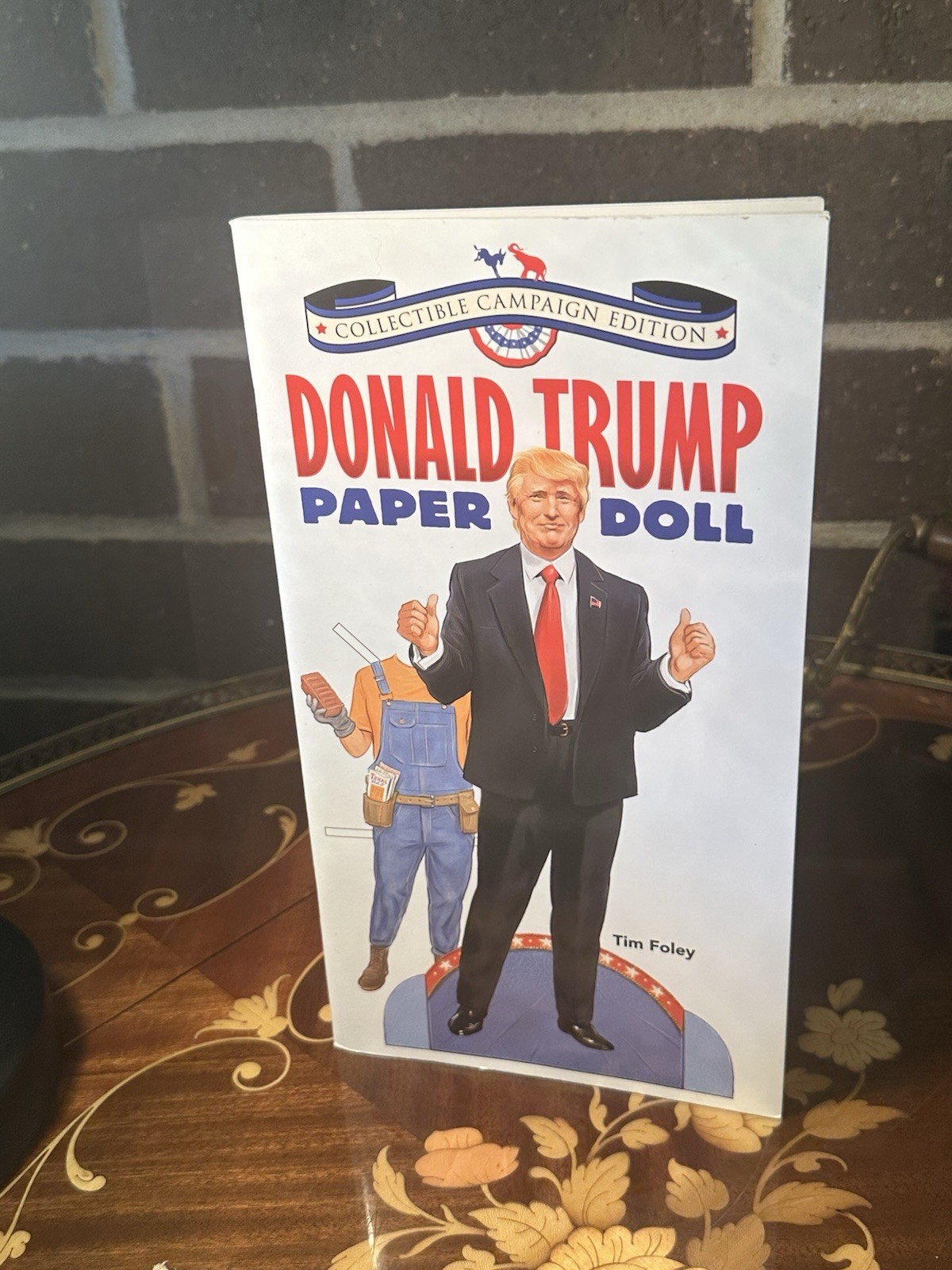 Donald Trump Paper Doll Book 2018 Tim Foley Collectible Campaign Edition