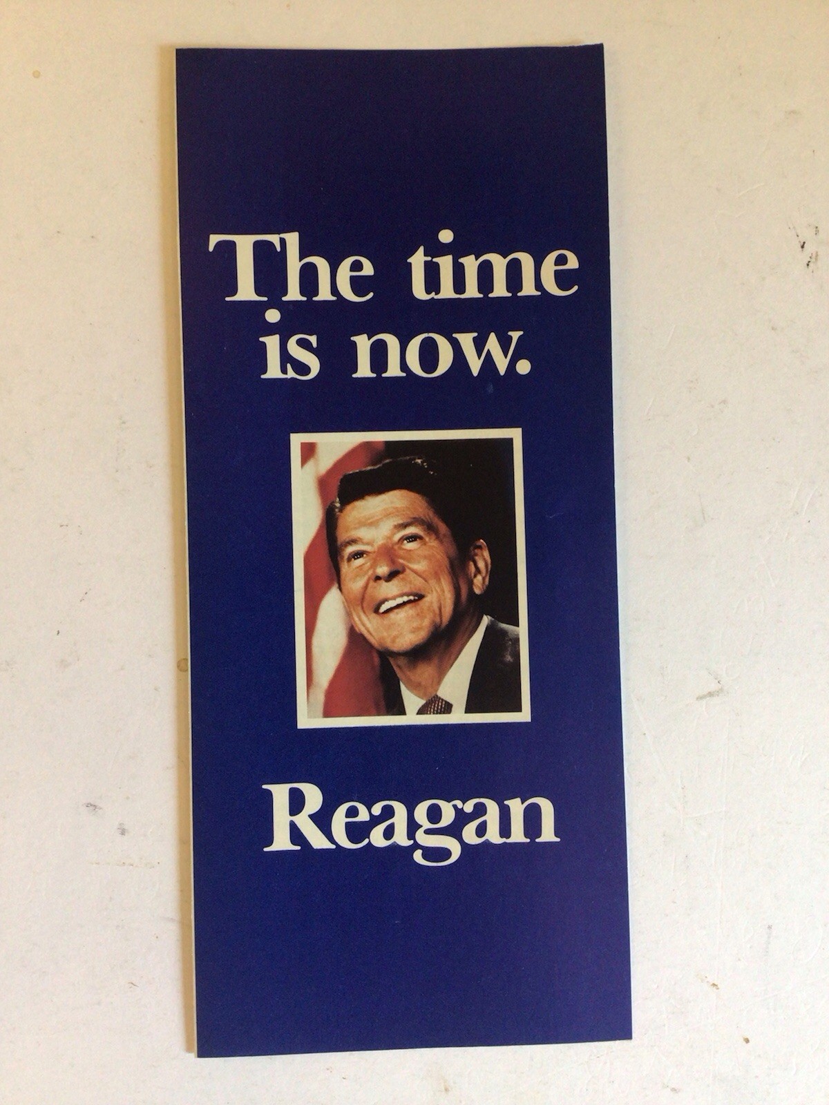 1980 Ronald Reagan “The Time Is Now” Presidential Campaign Brochure