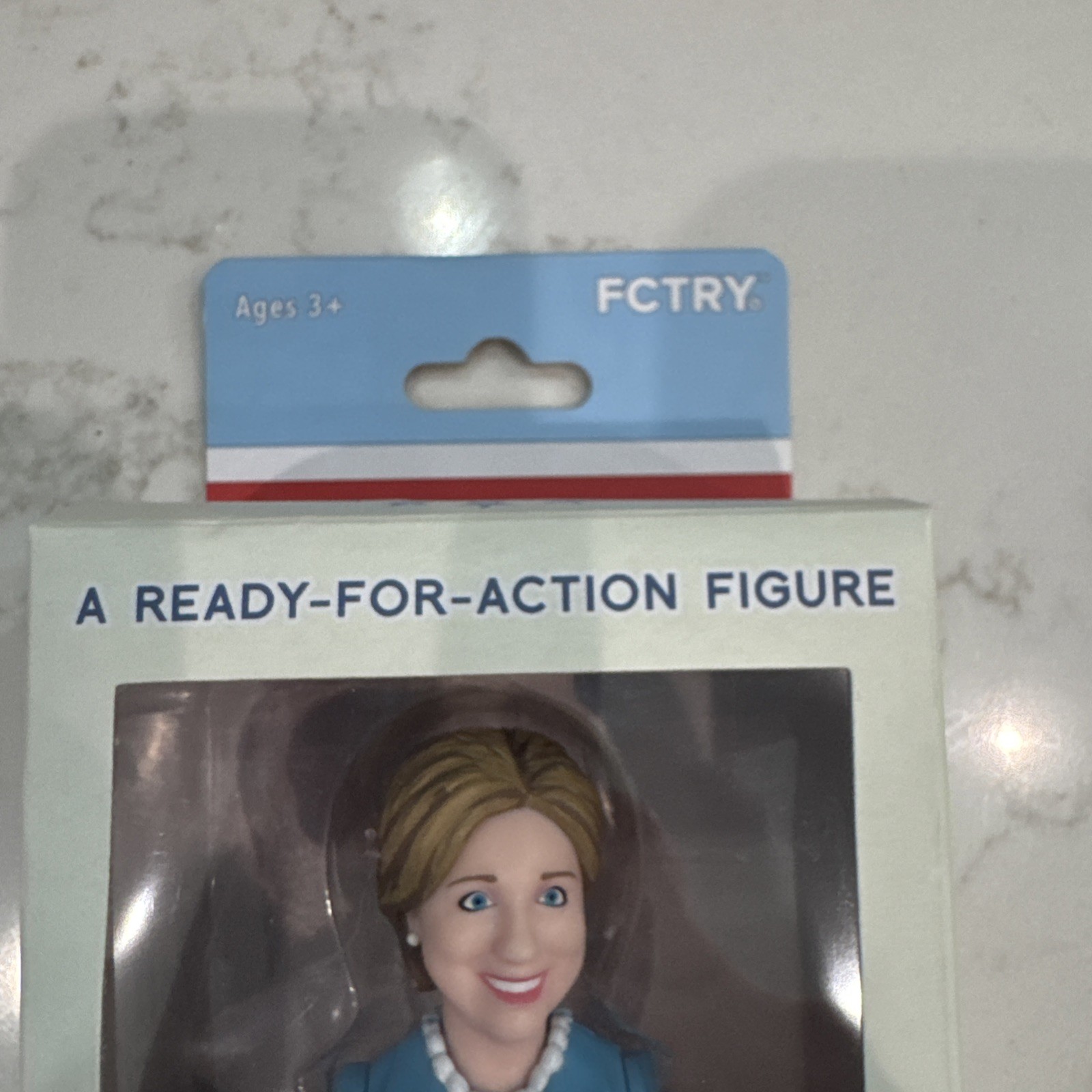 HILLARY CLINTON 6 Inch Action Figure by FCTRY (New in Box)