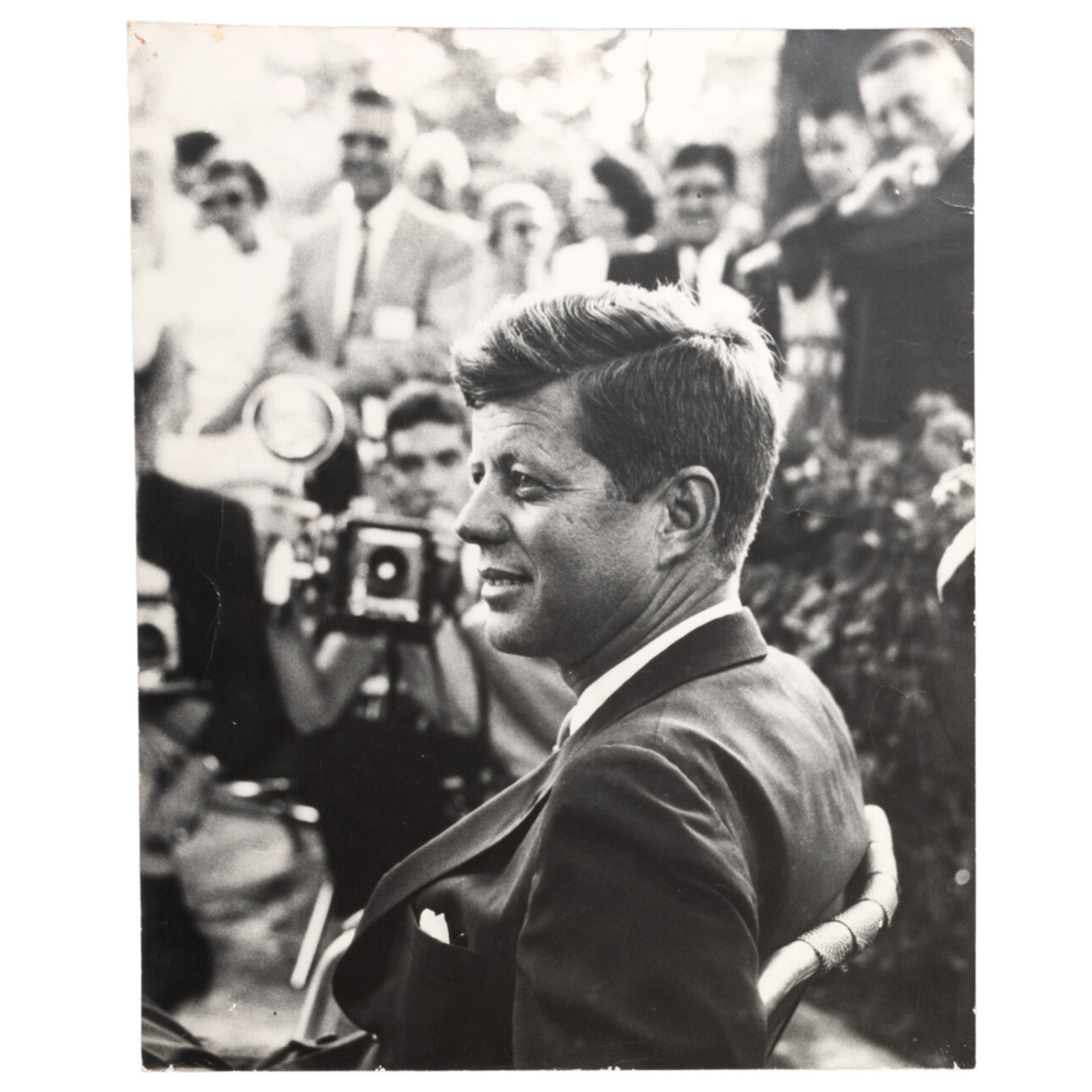 1960 John F. Kennedy Presidential Campaign Photo Poster