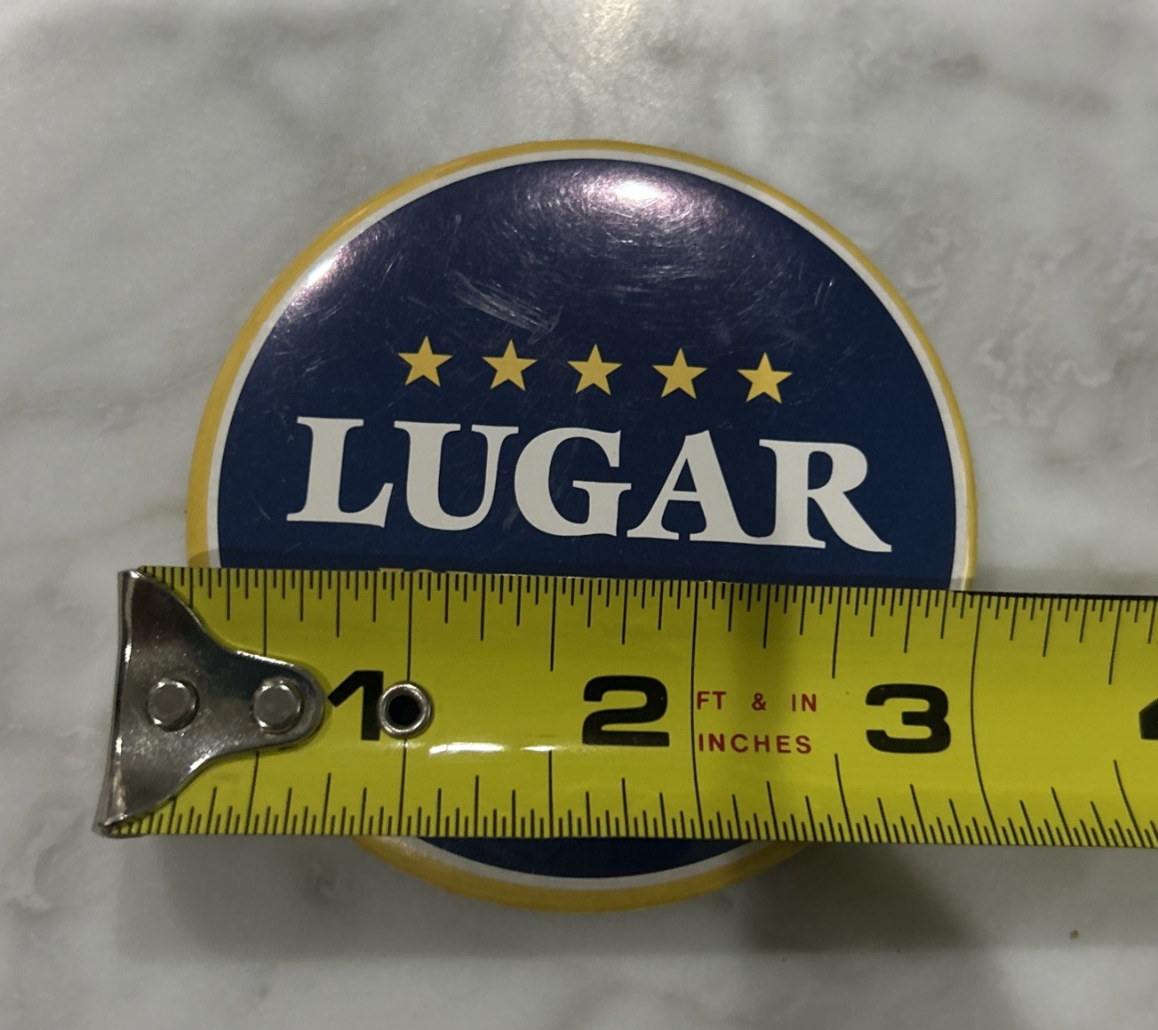 Official Richard Lugar Presidential Campaign Button from 1996 GOP Primaries 3 in