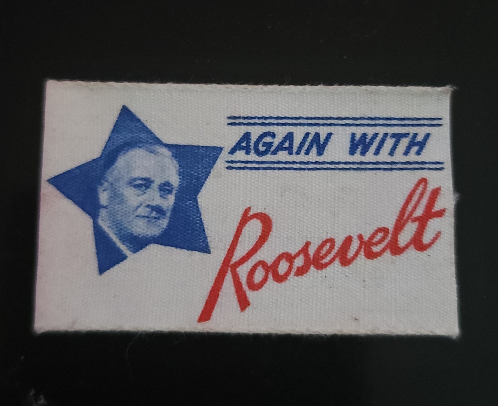 1950s Eisenhower & Roosevelt Campaign Lot – We Want Ike, Young Bucks Pin, FDR…