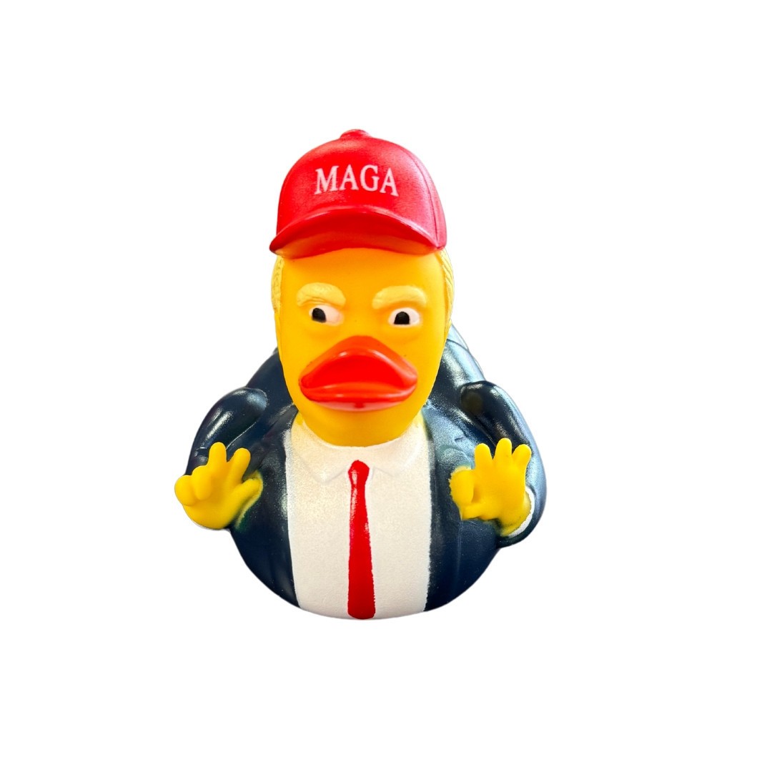 Donald Trump MAGA 4″ Rubber Duck