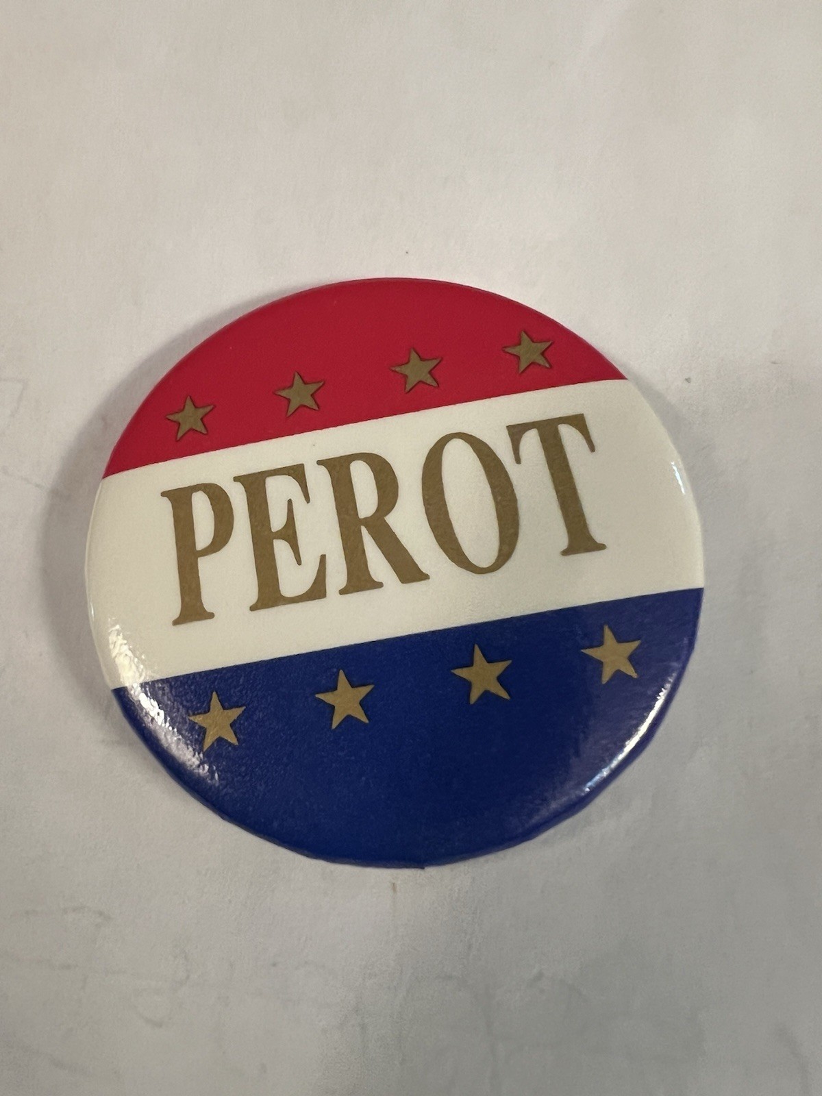 PEROT Campaign Button – Excellent Condition