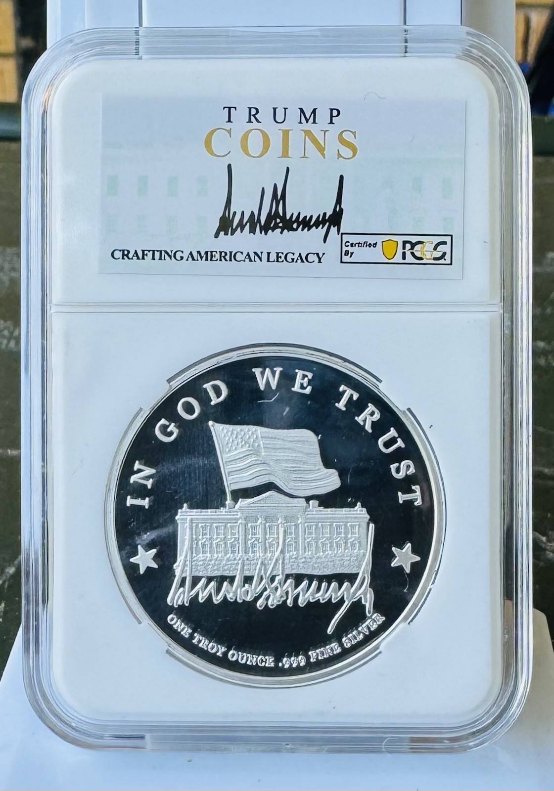 DONALD J. TRUMP – 2025🔥”MEDAL” TRUMP COINS (1) OZ .999 FINE “SILVER MEDALLION”