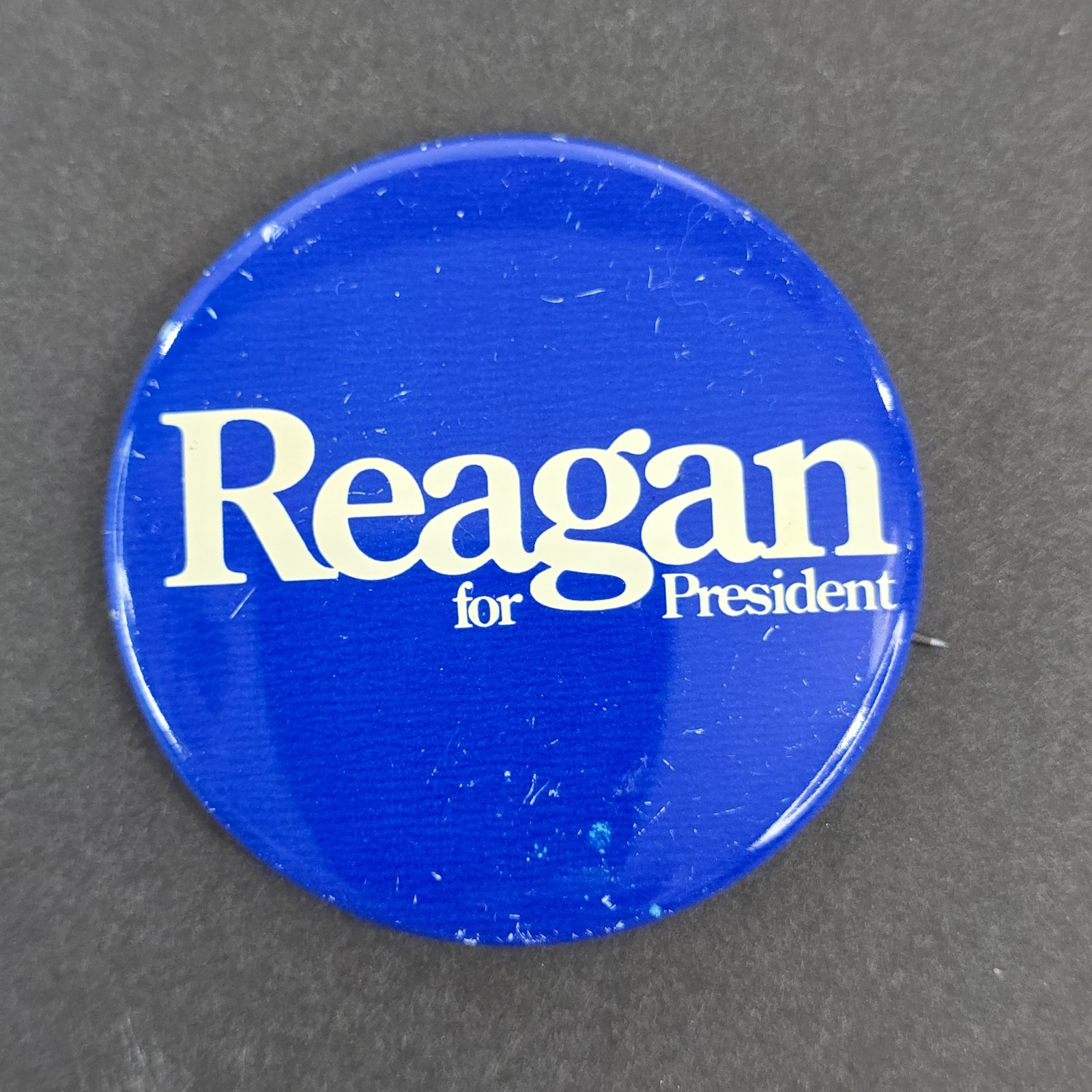VTG RONALD REAGAN “REAGAN FOR PRESIDENT” 1980 POLITICAL CAMPAIGN BUTTON GOP 2¼”