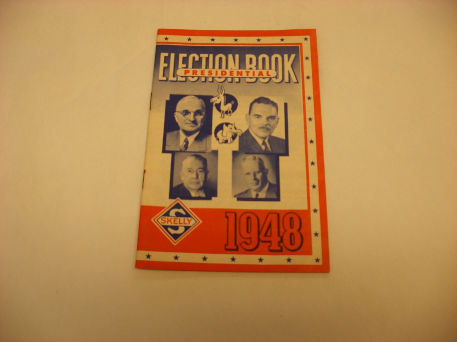 Vintage 1948 Presidential Election Book Skelly Gas President Truman