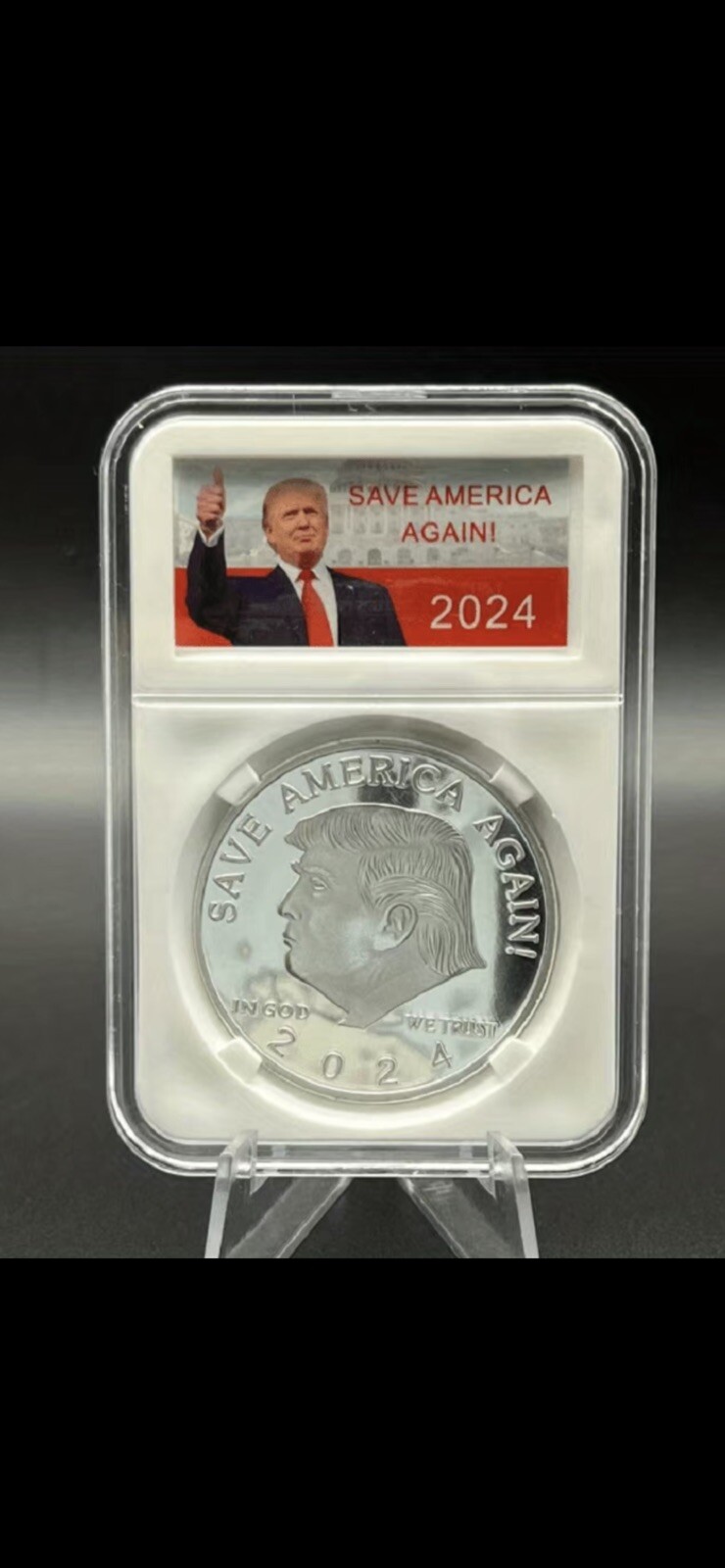 SAVE AMERICA AGAIN Donald Trump 2024 Coin US Novelty Coin
