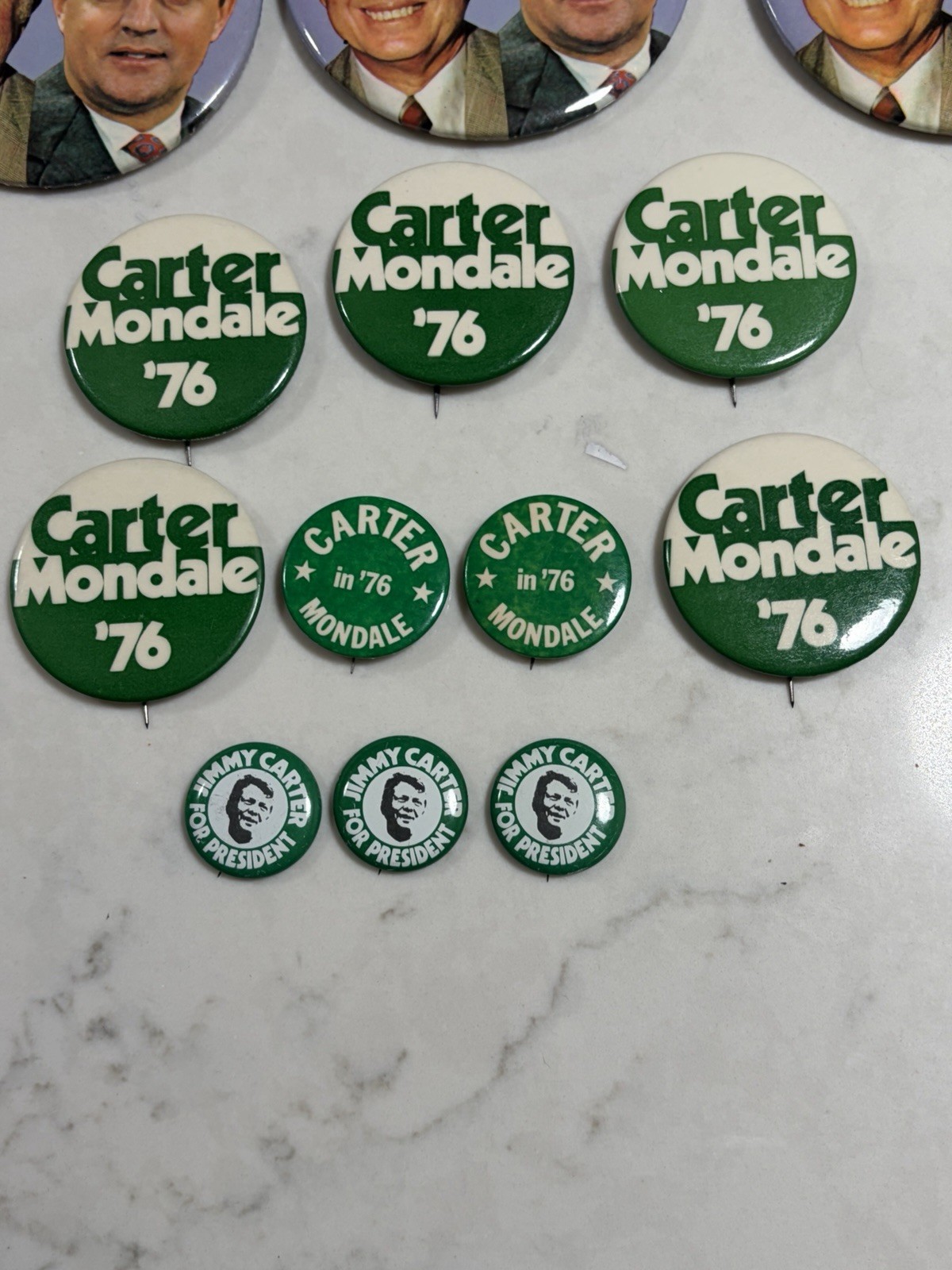 Jimmy Carter Campaign Buttons