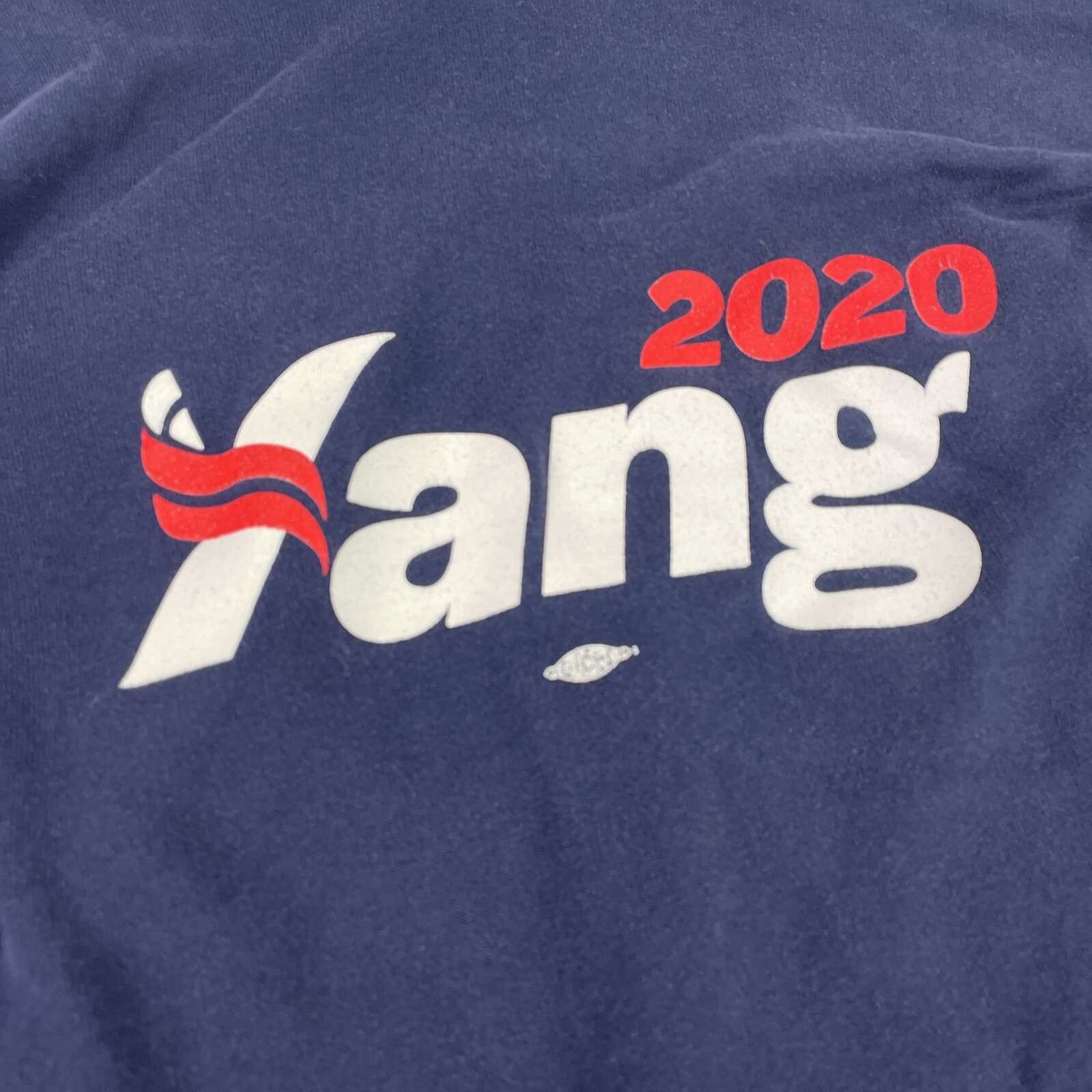 Andrew Yang For President Blue 2020 Hoodie Zip Sweatshirt XL Royal Apparel USA