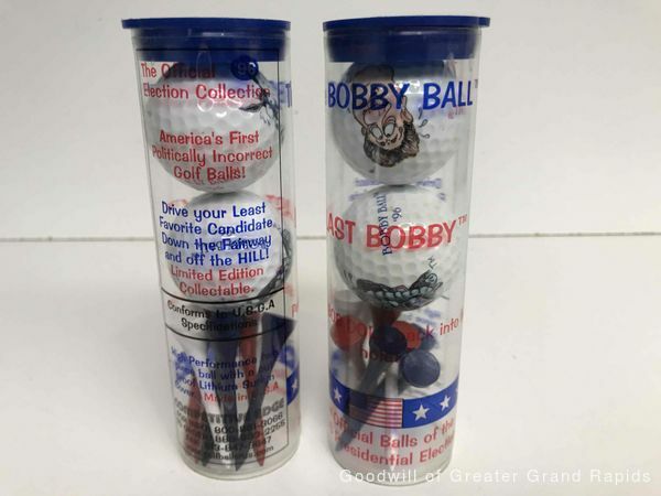 NEW 1996 2 Sets Political Novelty Golf Balls Bob Dole Bobby Ball Presidential