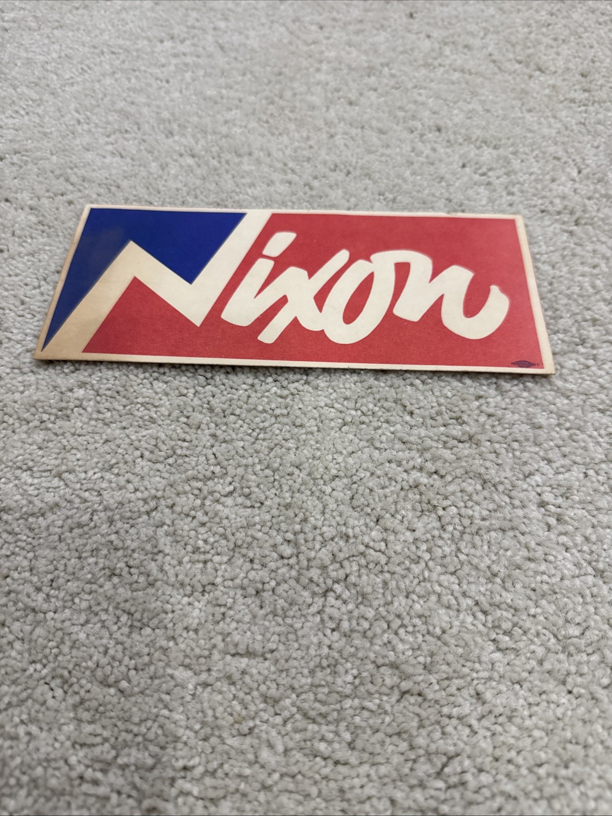 Vintage Nixon Bumper Sticker 3.5″ x 8″