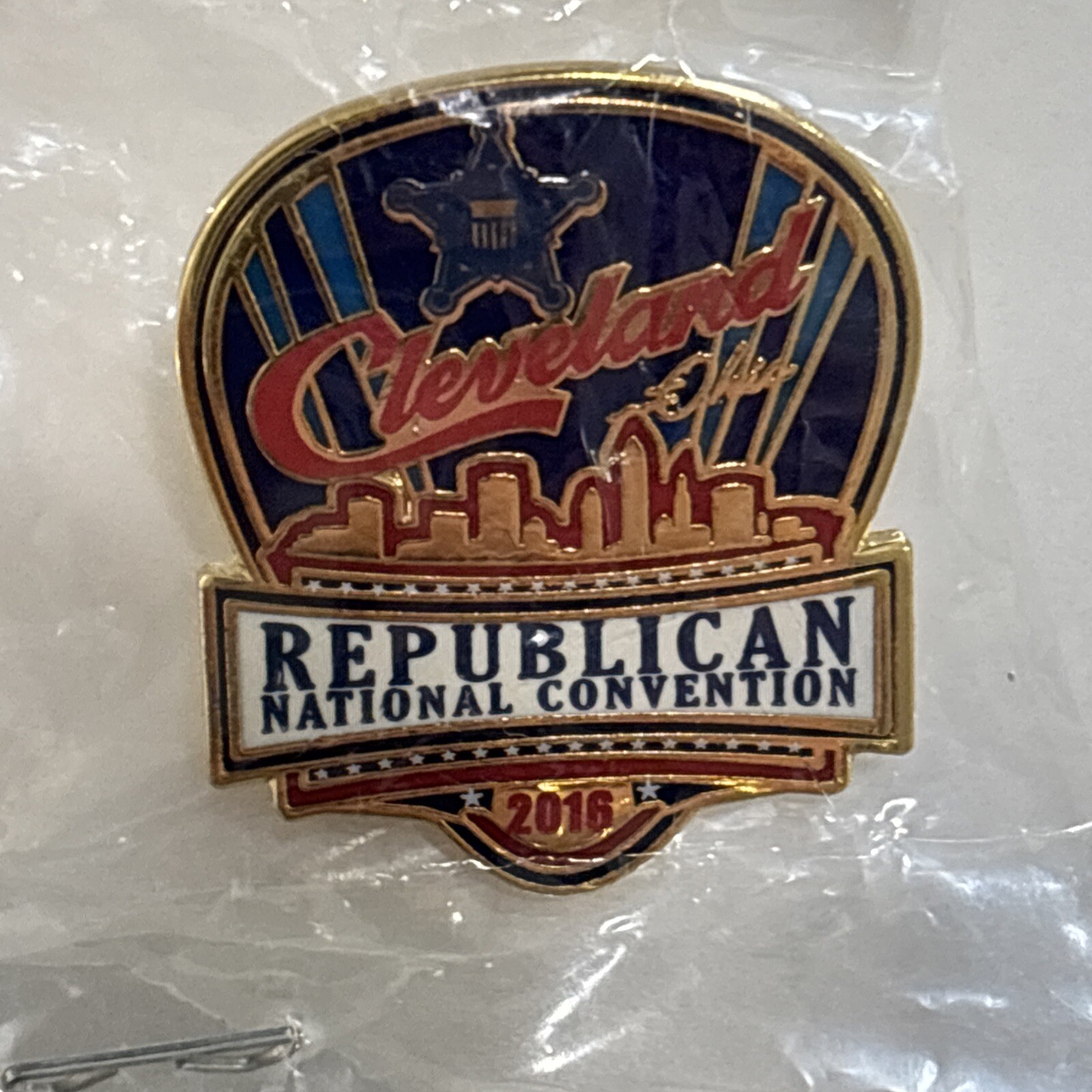2016 Donald Trump 1st Republican National Convention Secret Service lapel pin.