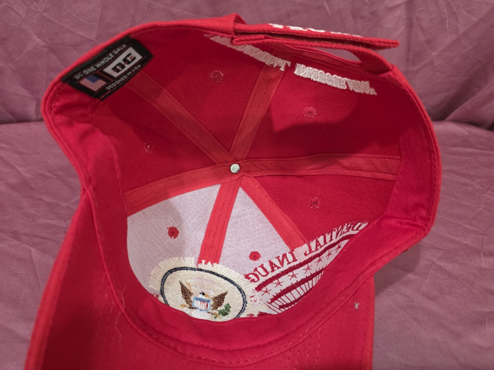 Donald Trump 2020 59th Presidential Inauguration 1/20/2021 Red Adjustable Hat