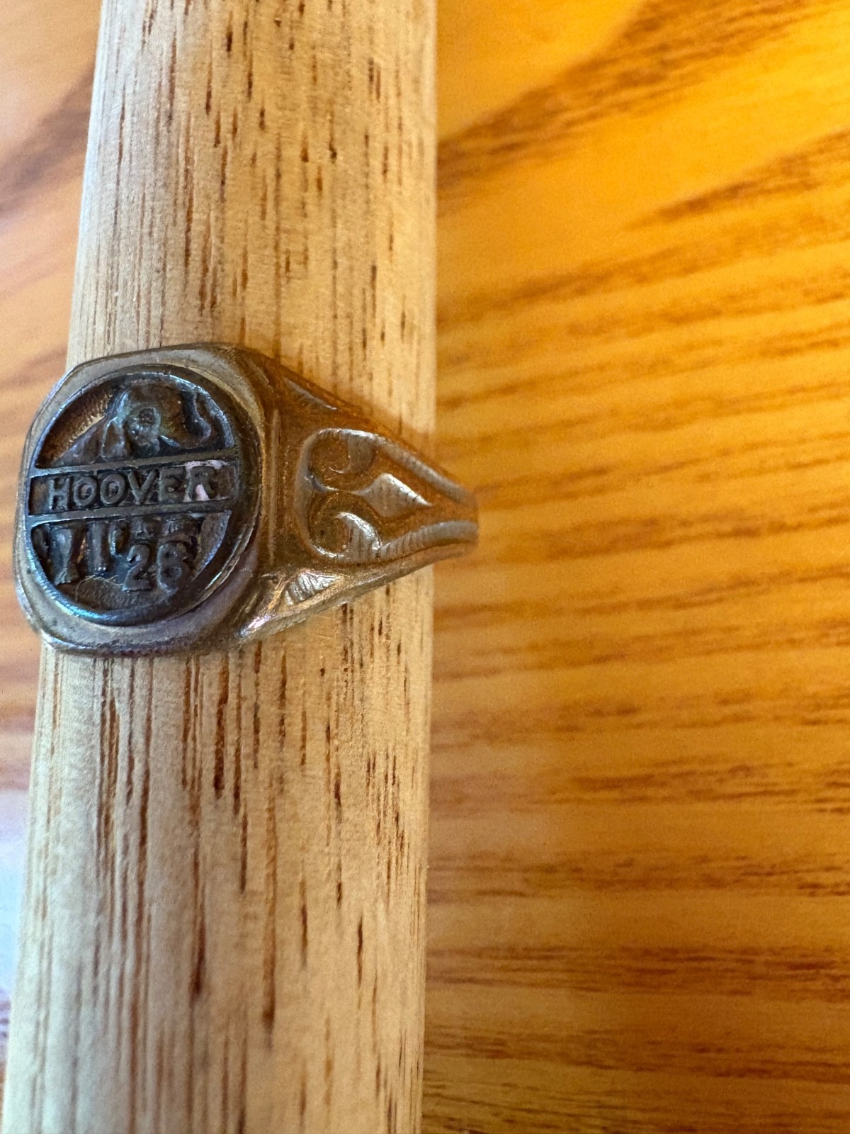Vintage Hoover ’28 Elephant Political Election Ring- Herbert Hoover
