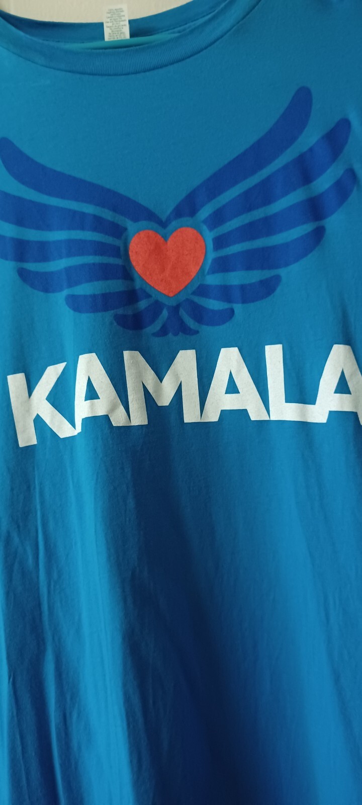 Kamala Harris Tim Walz Official DNC Campaign Short Sleeve T-shirt Teal 2XL RARE