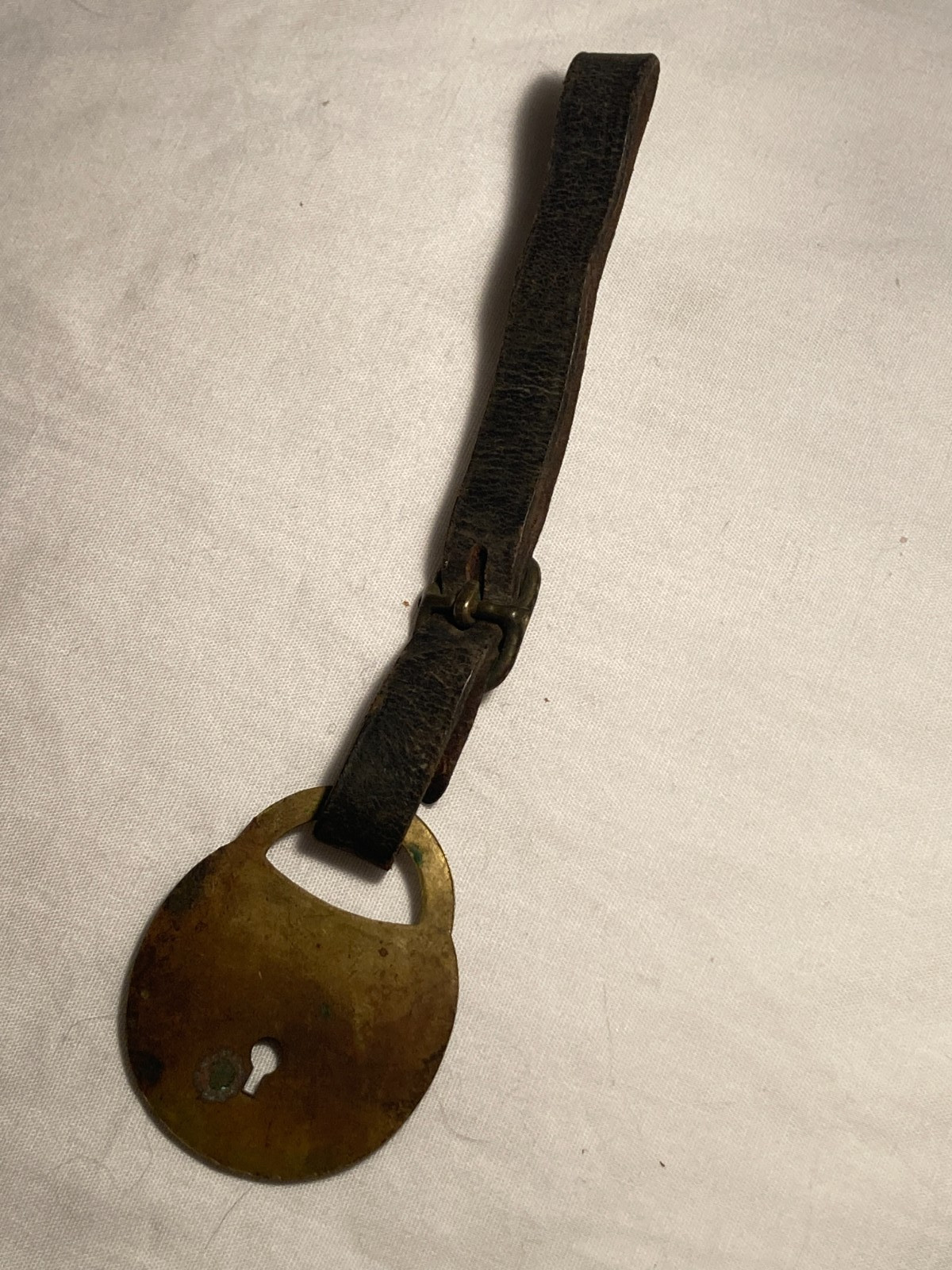 1908 White House TAFT holds the key Presidential Campaign Lock Figural Watch Fob