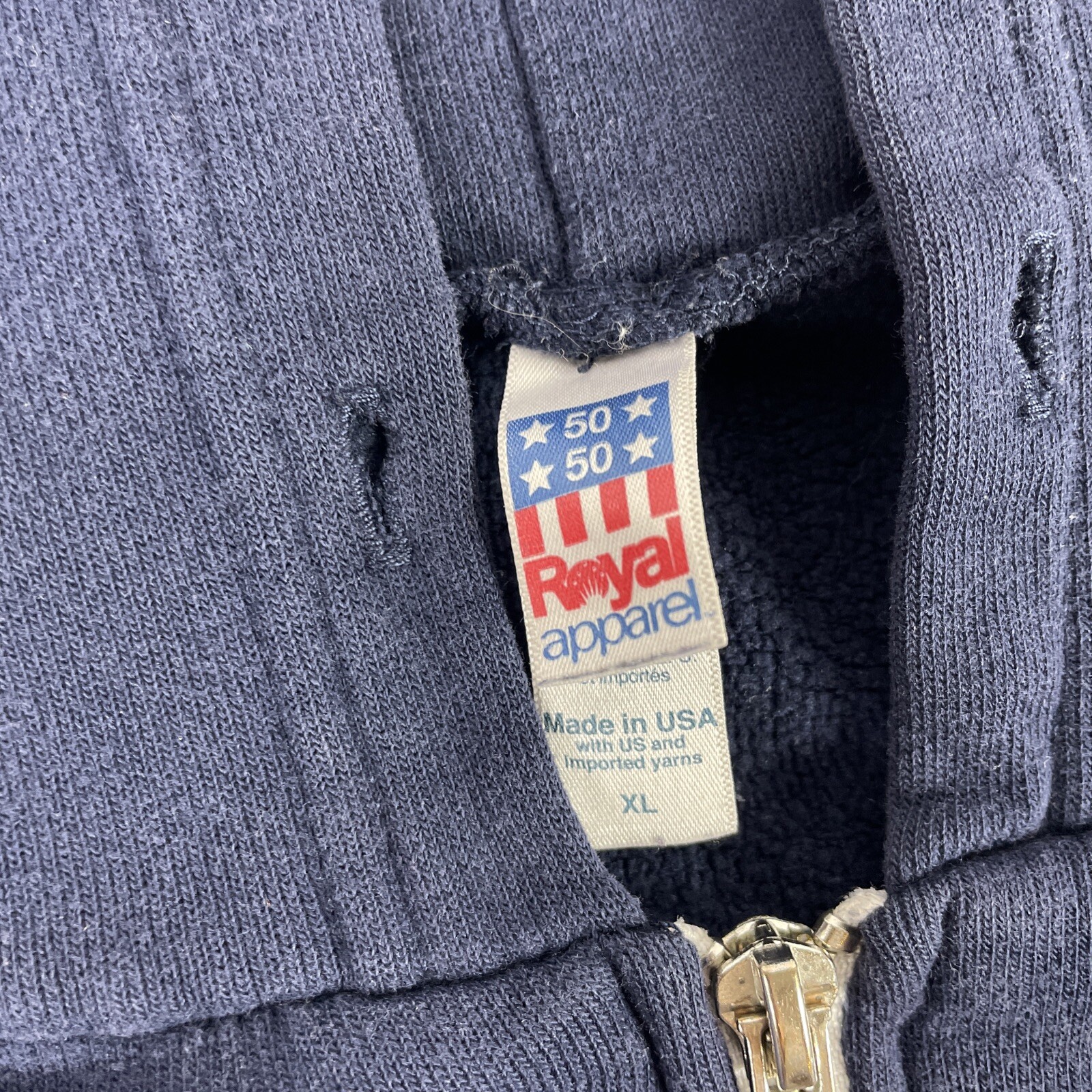 Andrew Yang For President Blue 2020 Hoodie Zip Sweatshirt XL Royal Apparel USA