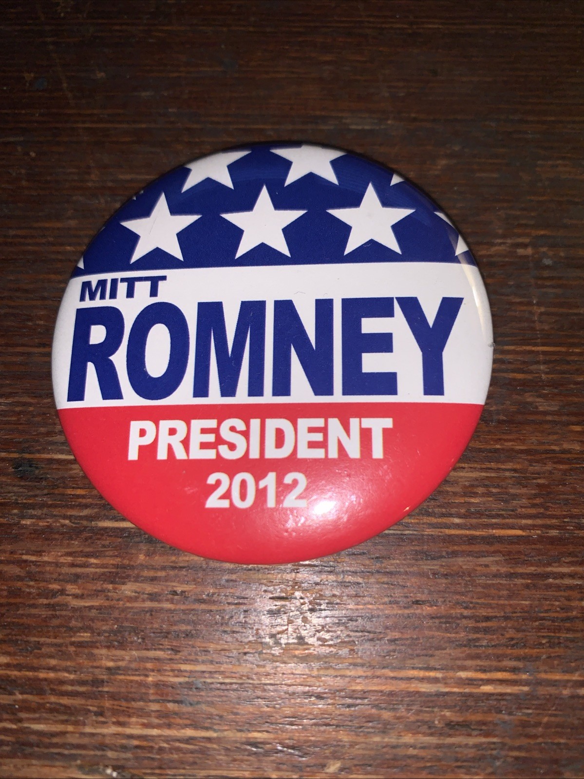 2012 Mitt Romney Presidential 2.25 Inch Campaign Pinback Button