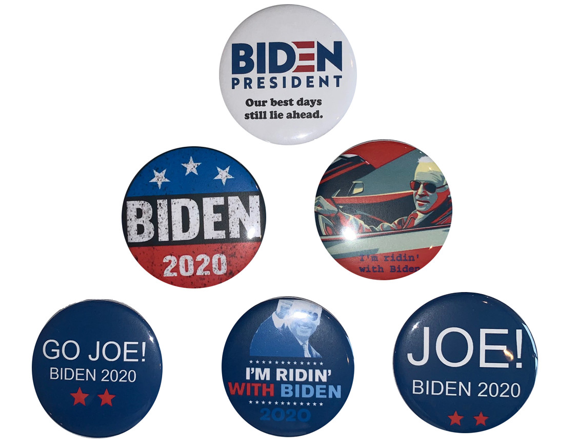I’m Ridin’ with Biden buttons – Set of 6, 2.25 inch pins