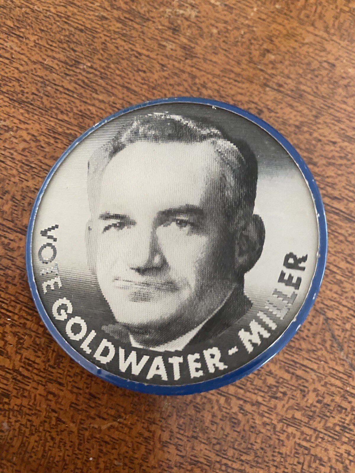1964 Campaign VOTE Barry GOLDWATER Bill MILLER Flasher Button