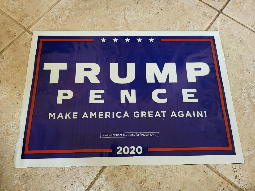 TRUMP PENCE Make America Great Again Yard Sign 2020 – SHIPPED QUICK