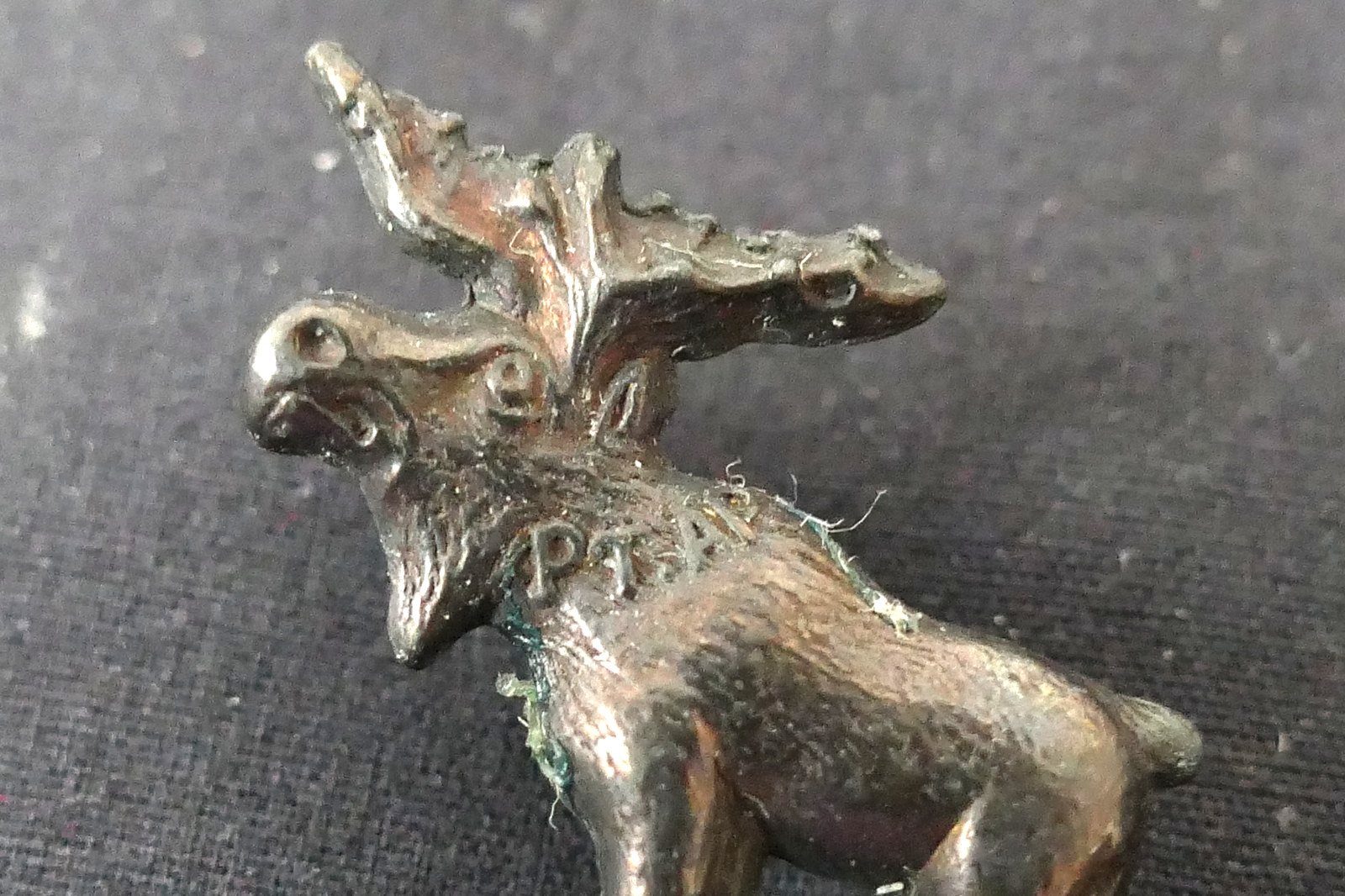 Rare 1912 Teddy Theodore Roosevelt Bull Moose Campaign Pin Button Stud 1″ Nice