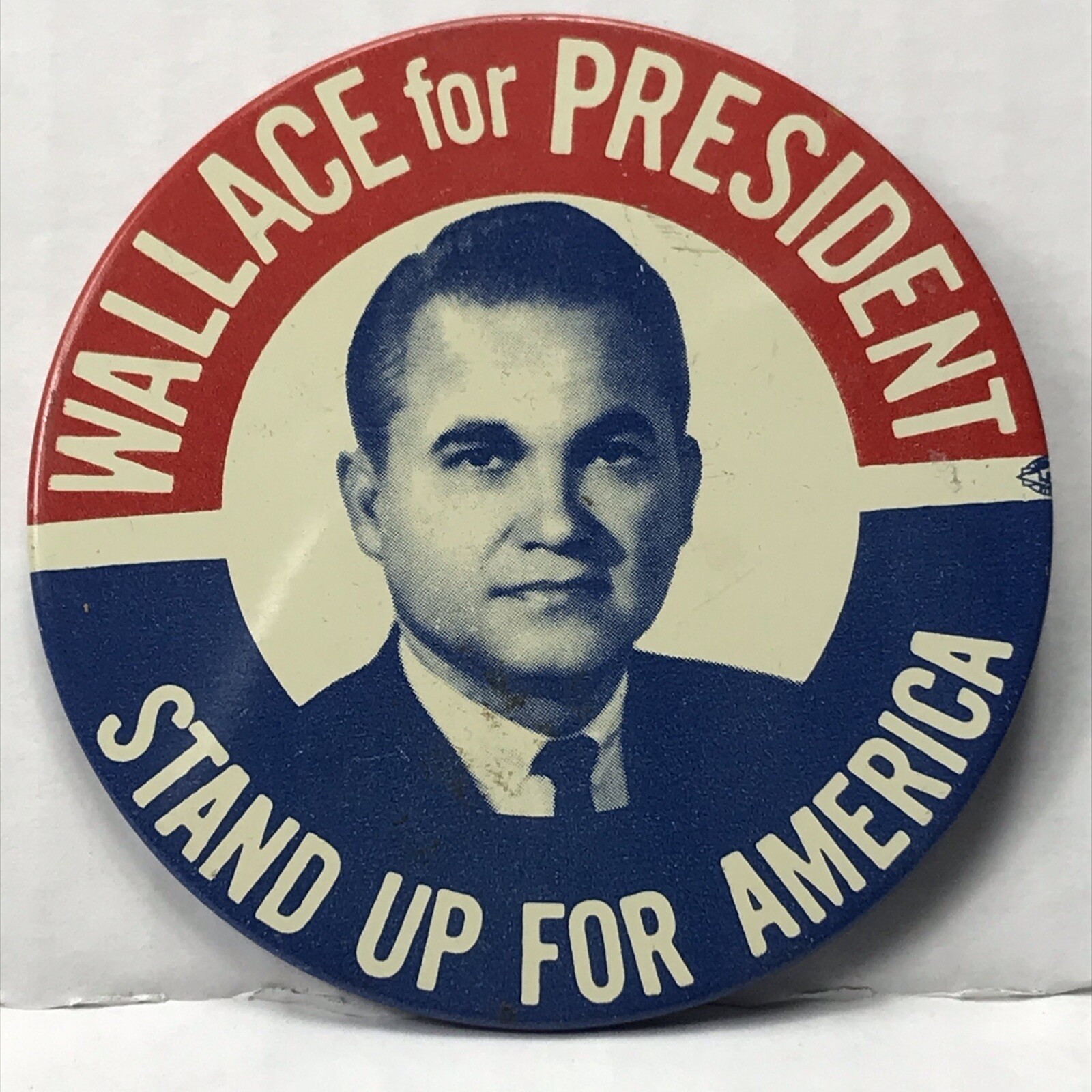 Wallace For President Stand Up For America Political Vintage Pin Button Pinback