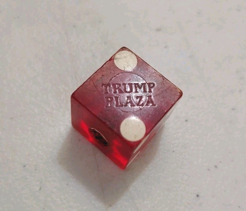 Vintage 80s Trump Plaza Die