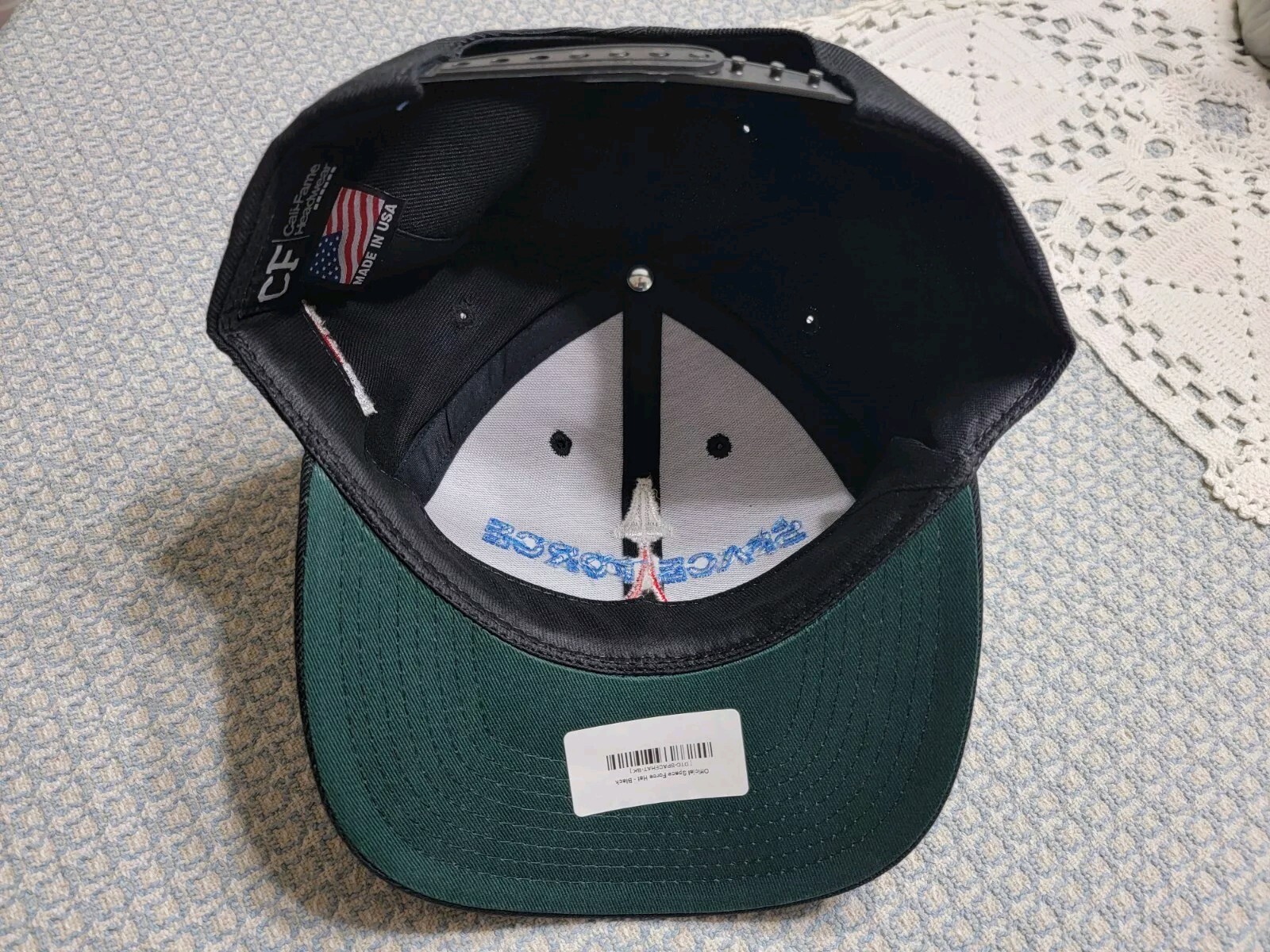 Official Trump 2019 Black Space Force Hat, Cali-Frame
