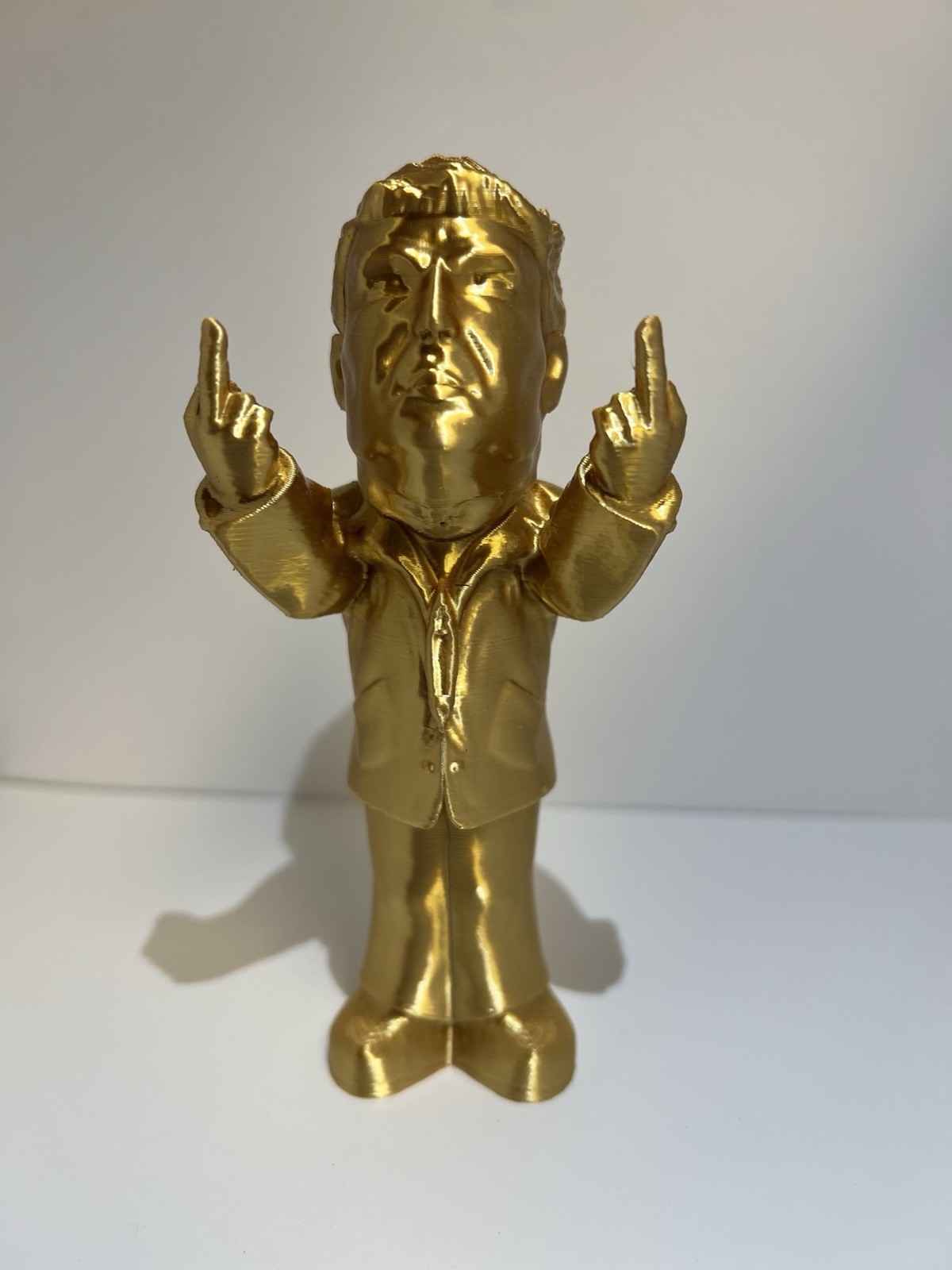 Donald Trump 3D Printed statue USA patriot President FU MAGA
